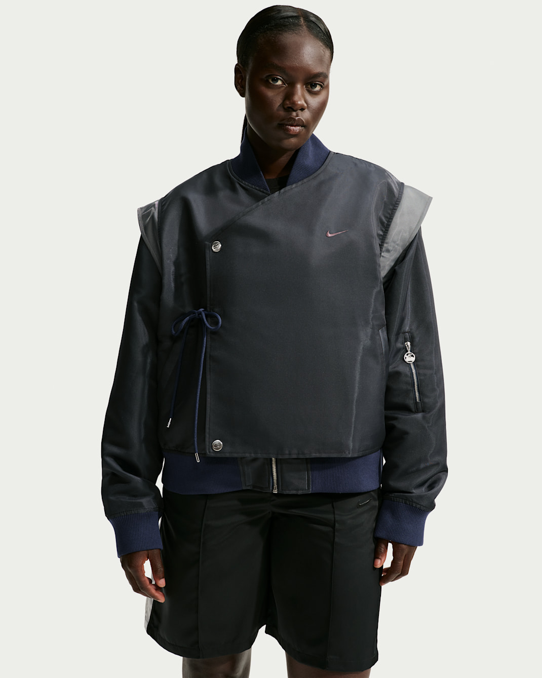 Naomi Osaka Oversized Jacket - Black/Obsidian/Iron Grey/Black