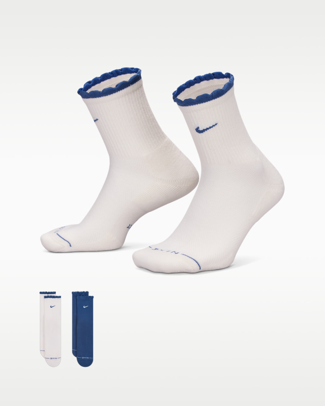 Chaussettes mi-mollet Nike Everyday Elevated (2 paires) - Multicolore