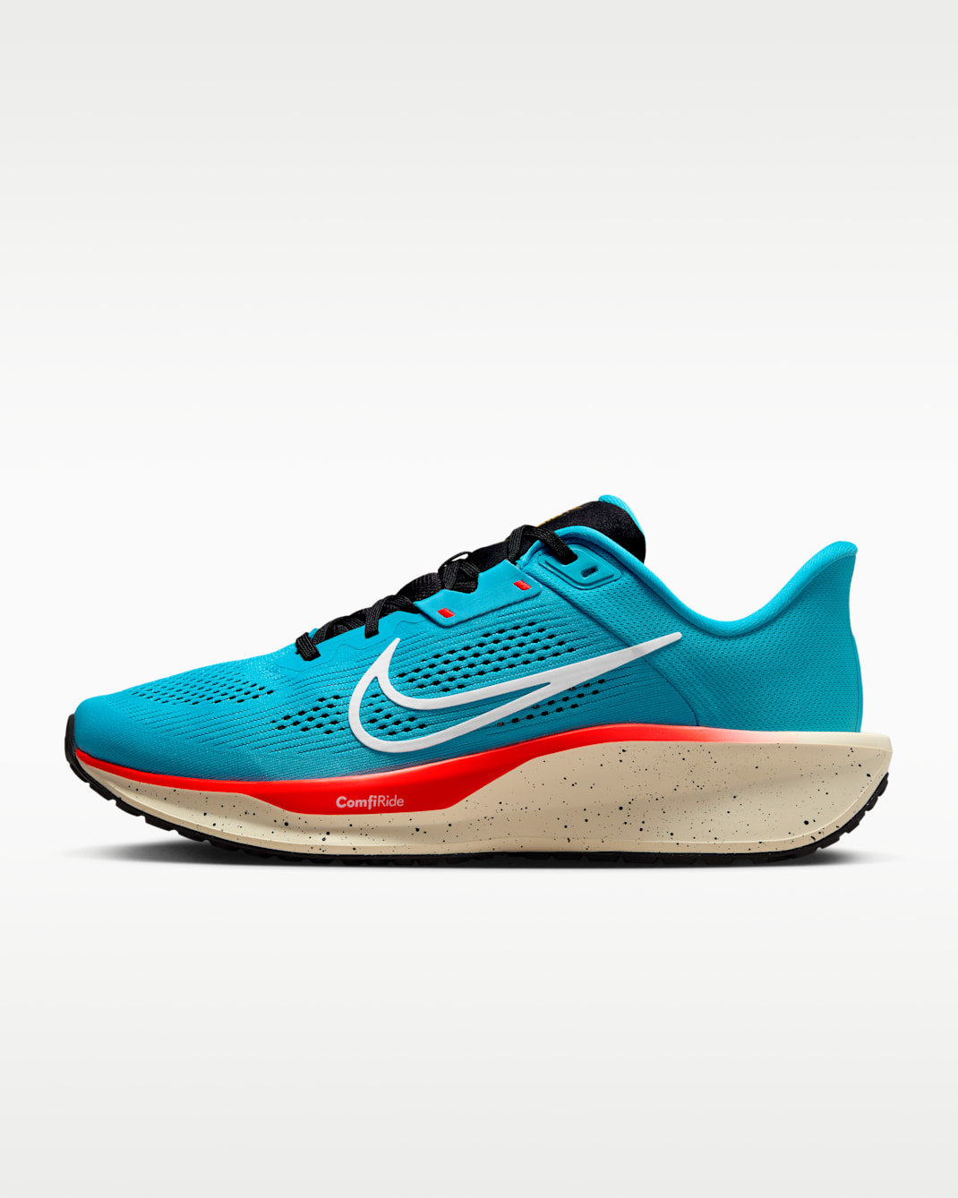 Nike Quest 6 男款路跑鞋 - Baltic Blue/黑色/Bright Crimson/白色