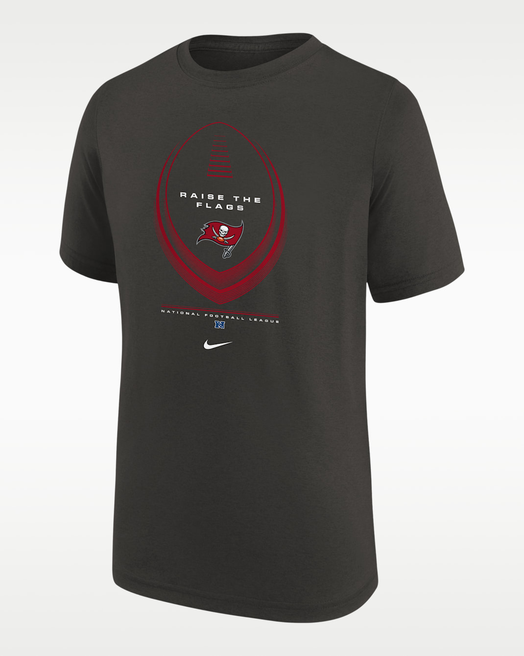Playera Nike Dri-FIT de la NFL para niños talla grande Tampa Bay Buccaneers Icon Legend Edition - Peltre