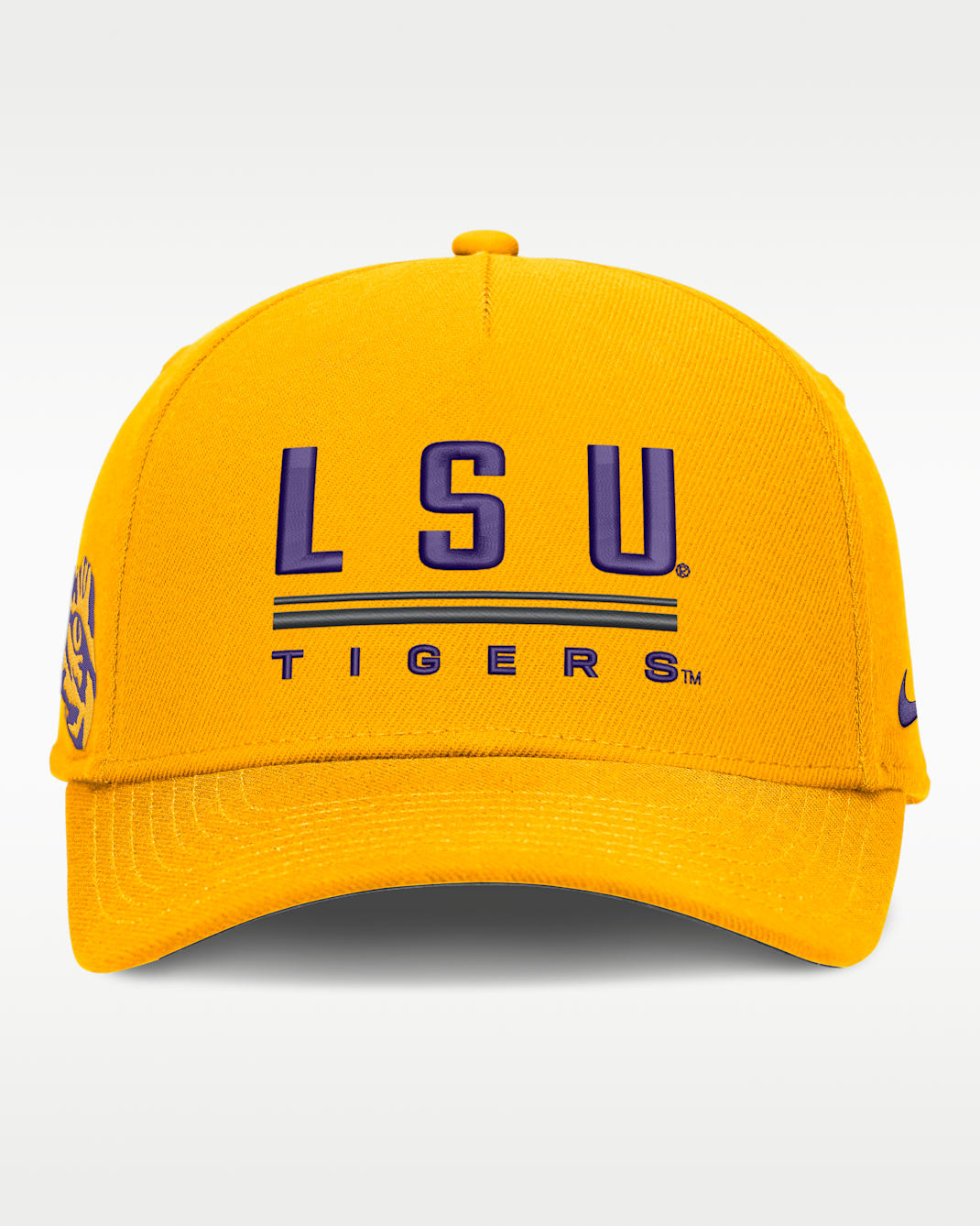 LSU Sideline Practice Rise Men's Nike Dri-FIT College Adjustable Hat