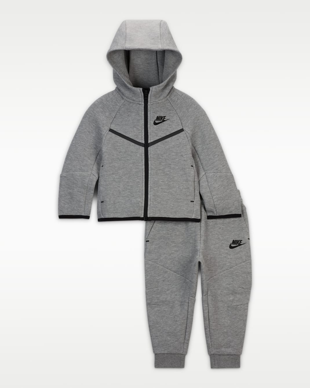 Nike Sportswear Baby Tech Fleece 2-Piece Full-Zip Set - Dark Grey Heather