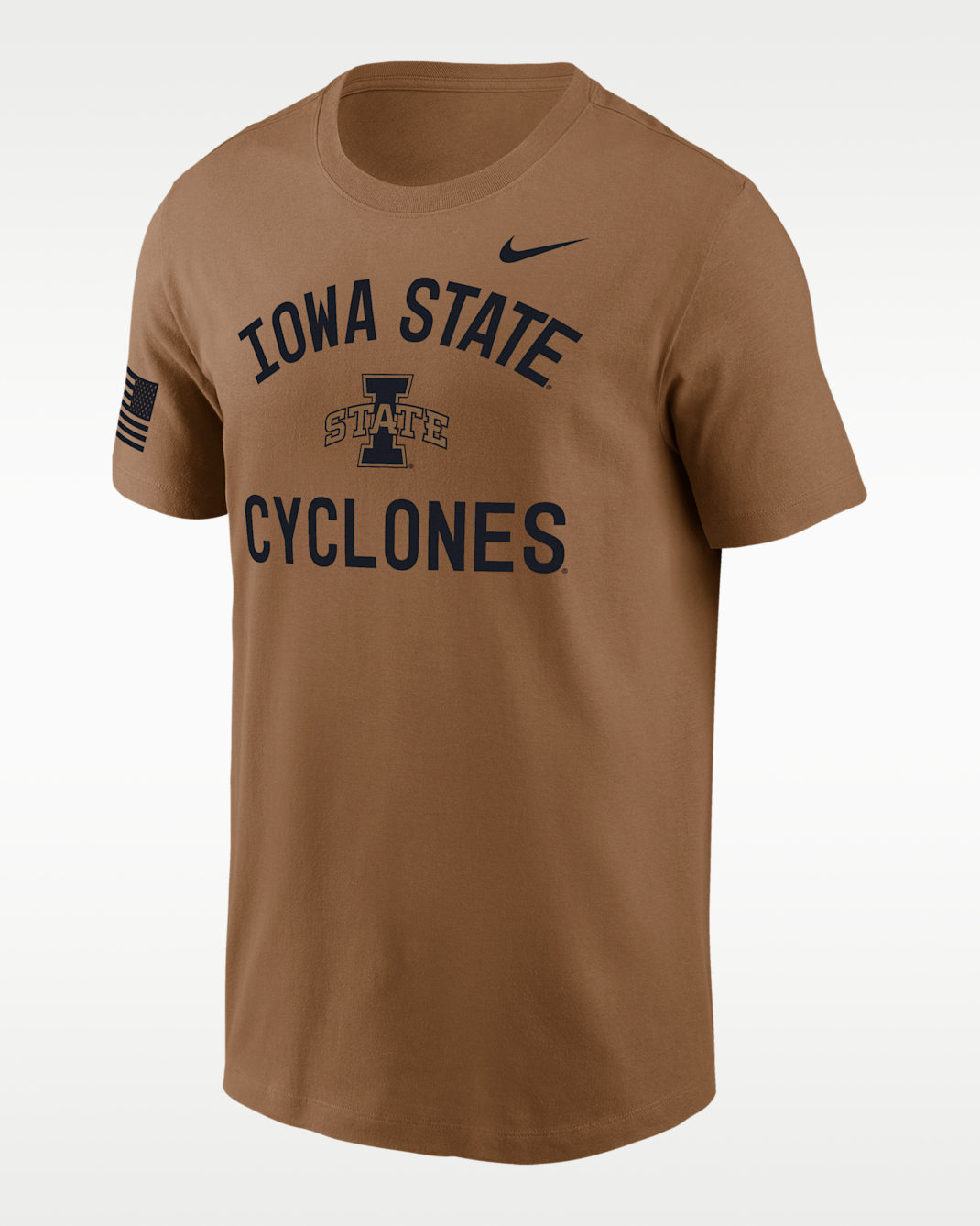 Iowa State Cyclones Men's Nike Dri-FIT College T-Shirt - Brown