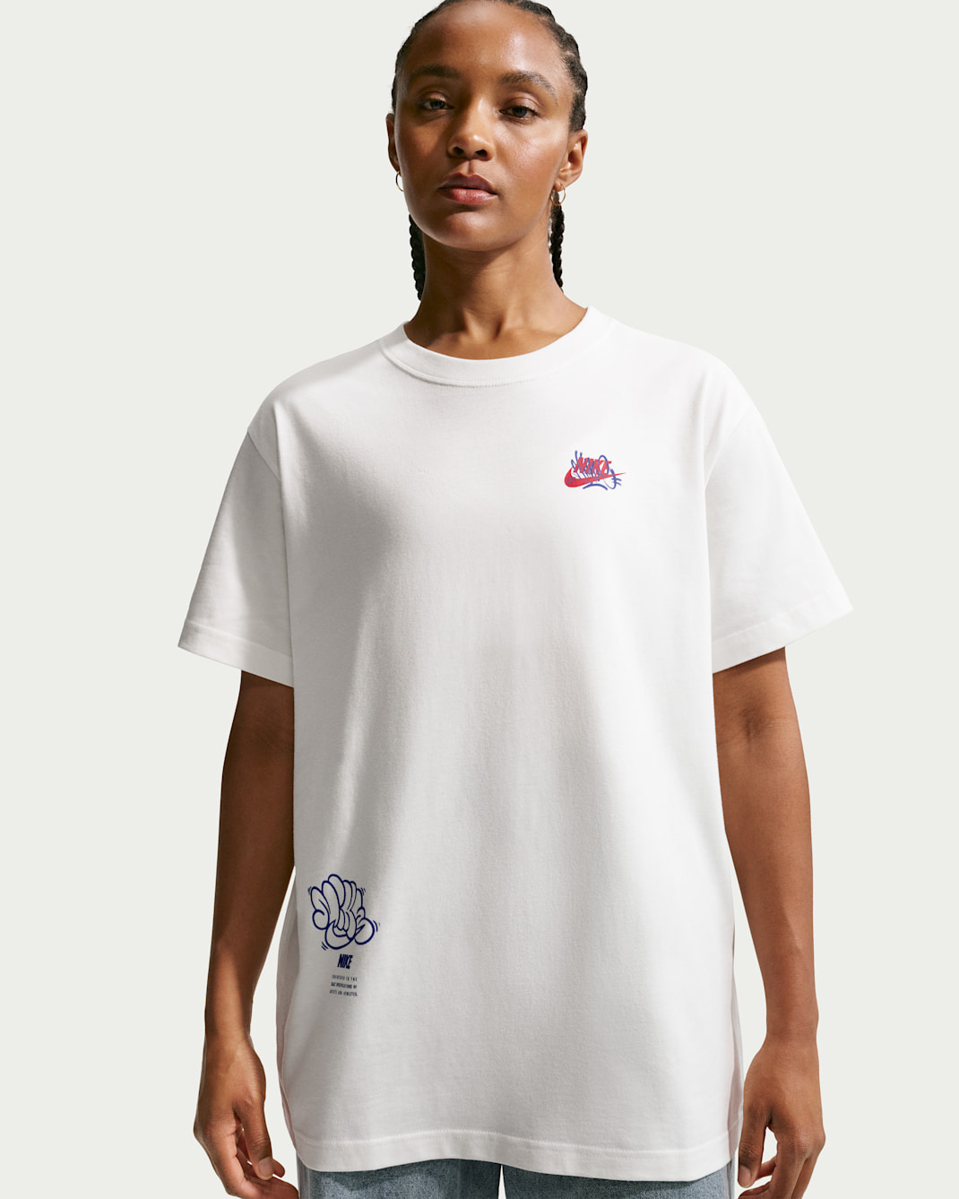 Nike Sportswear Classic Women's Oversized T-Shirt - Sail