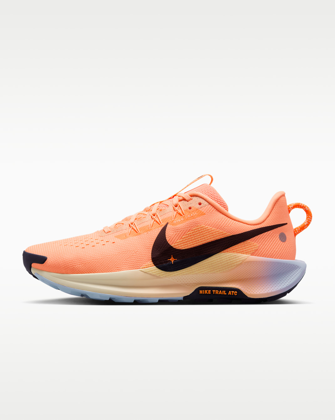 Nike Pegasus Trail 5 terrengløpesko til herre - Orange Pulse/Ghost/Alabaster/Svart
