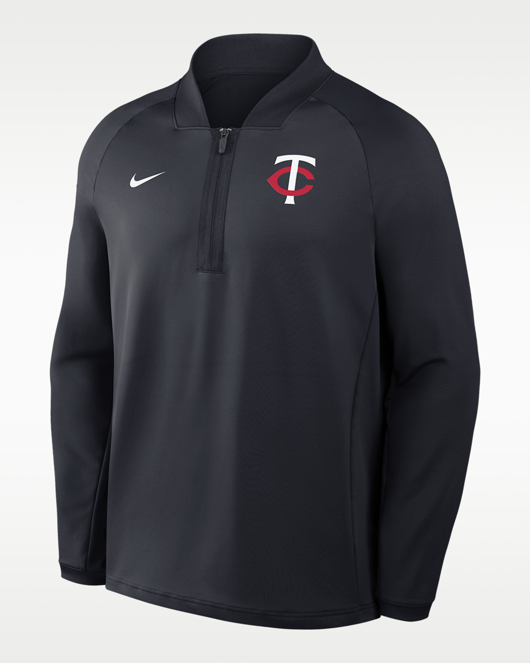 Minnesota Twins Authentic Collection Men's Nike Dri-FIT MLB 1/2-Zip Long-Sleeve Top - Navy