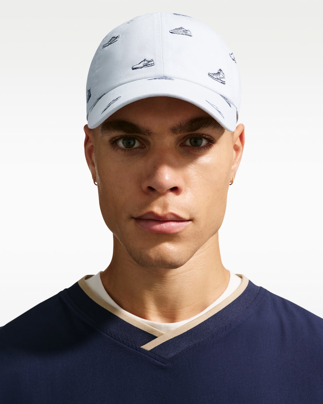 Nike Club Unstructured Golf Cap - Photon Dust/College Navy