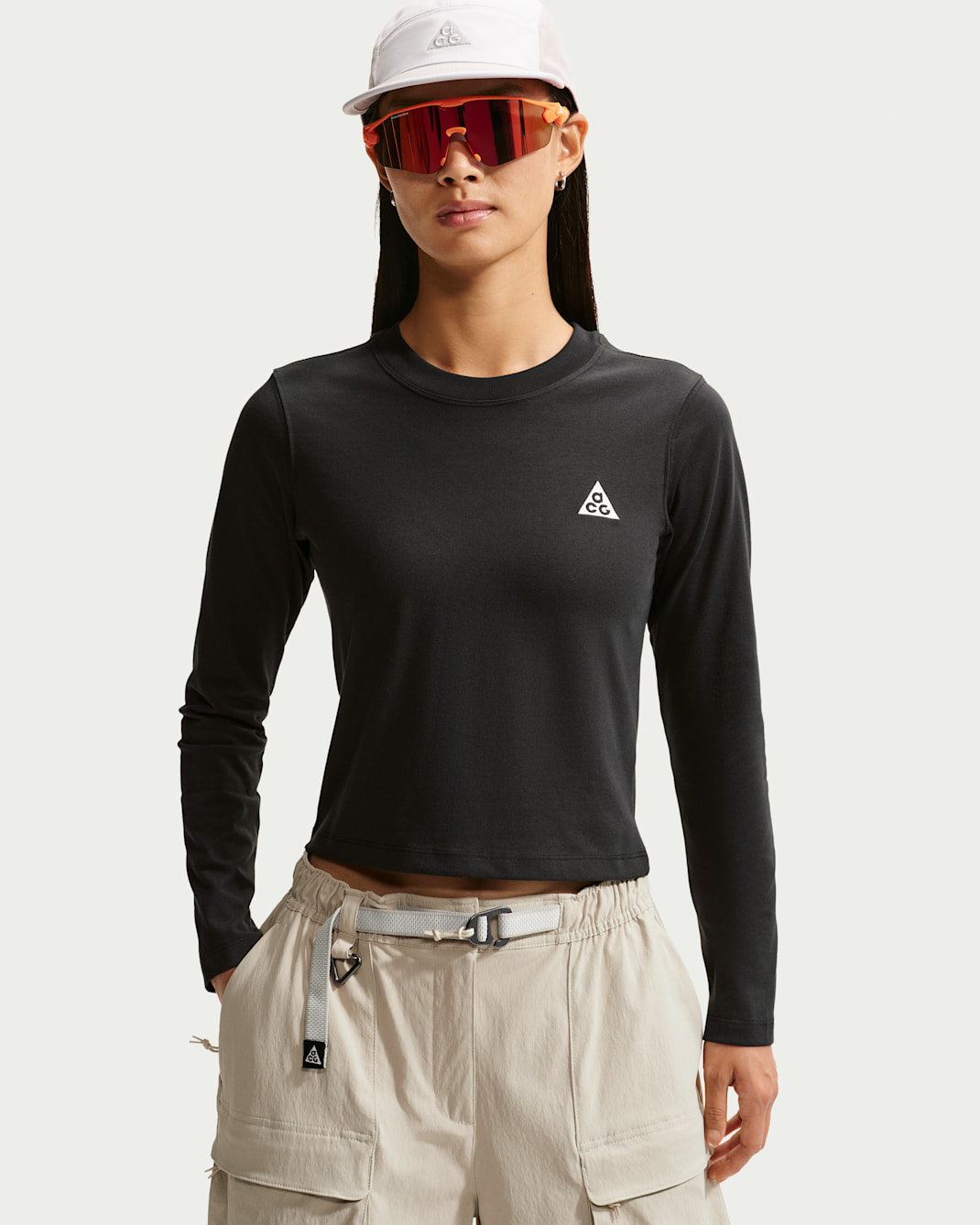 ACG Parte de arriba de manga larga Dri-FIT - Mujer - Negro/Summit White