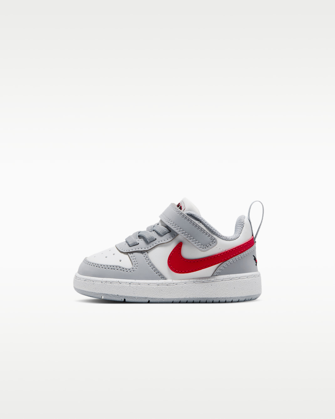 Nike Court Borough Low Baby/Toddler Shoes - Summit White/Wolf Grey/Black/University Red