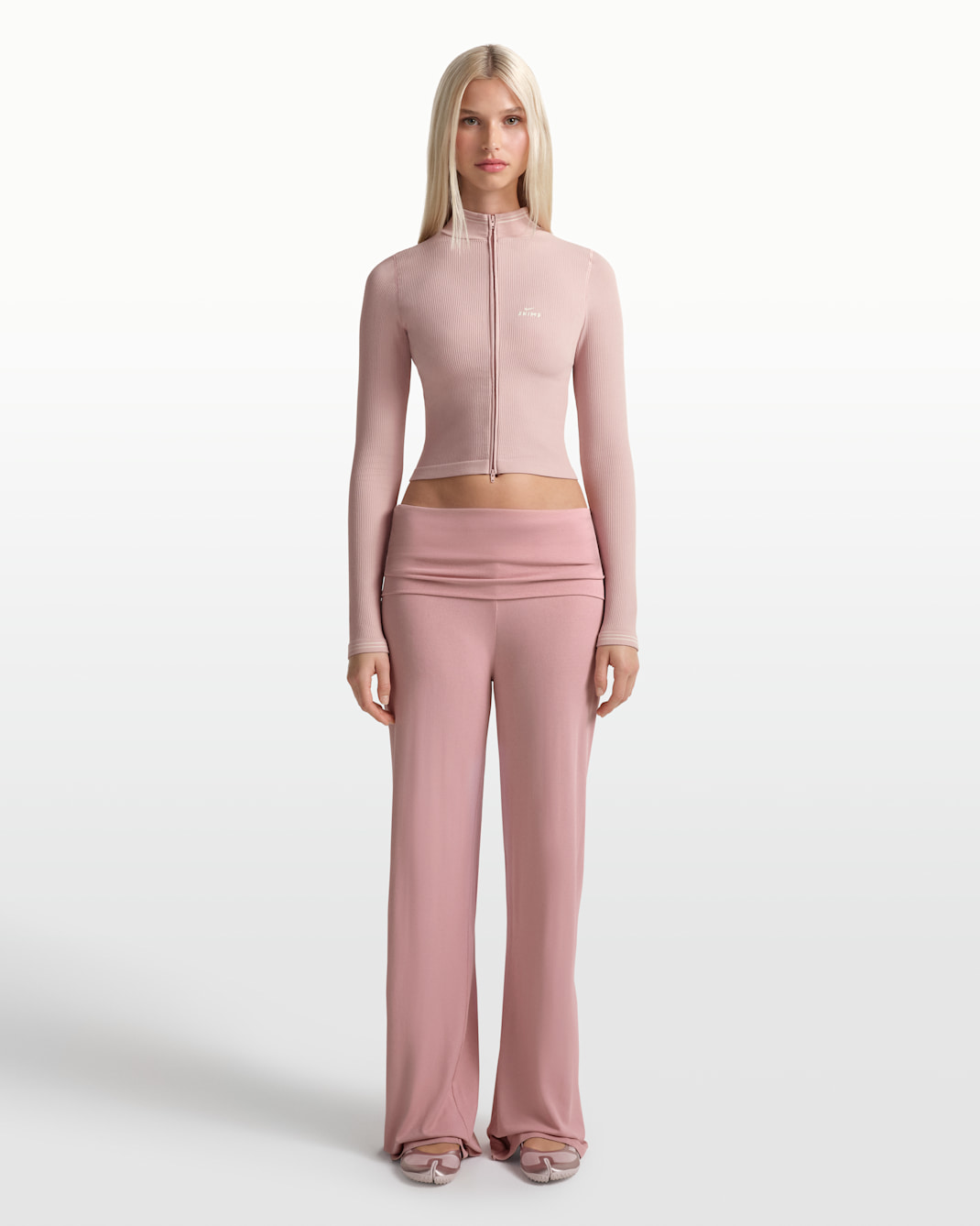 NikeSKIMS Stretch Knit Women's Wide-Leg Pants - NSKM HIMALAYAN