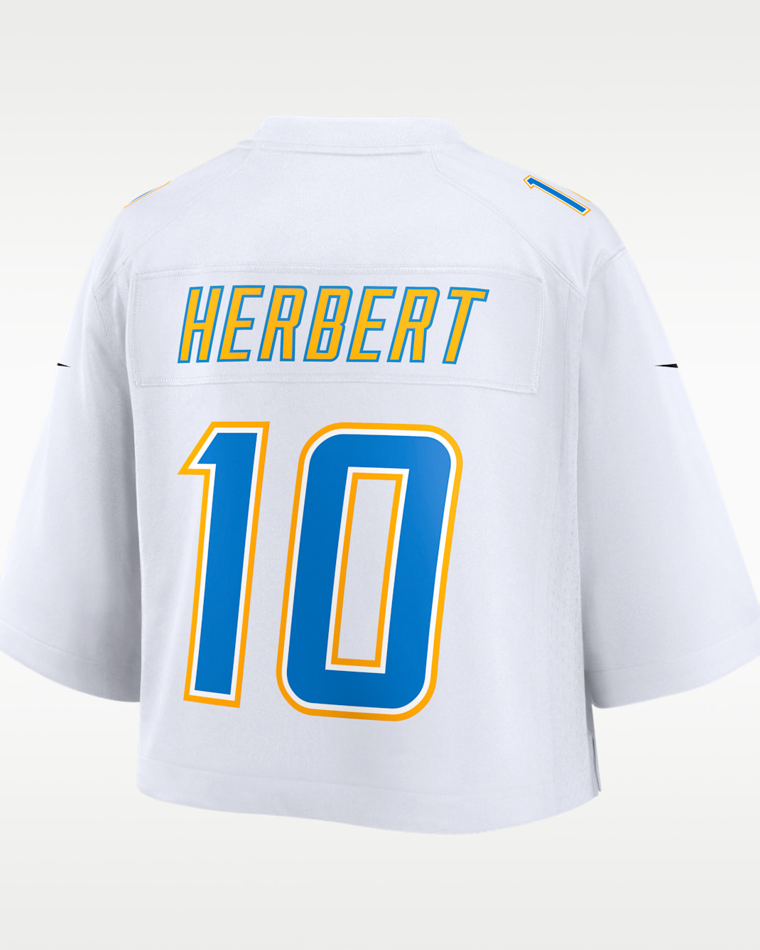 Justin Herbert Los Angeles Chargers Women's Nike NFL Cropped Tundra Game Jersey