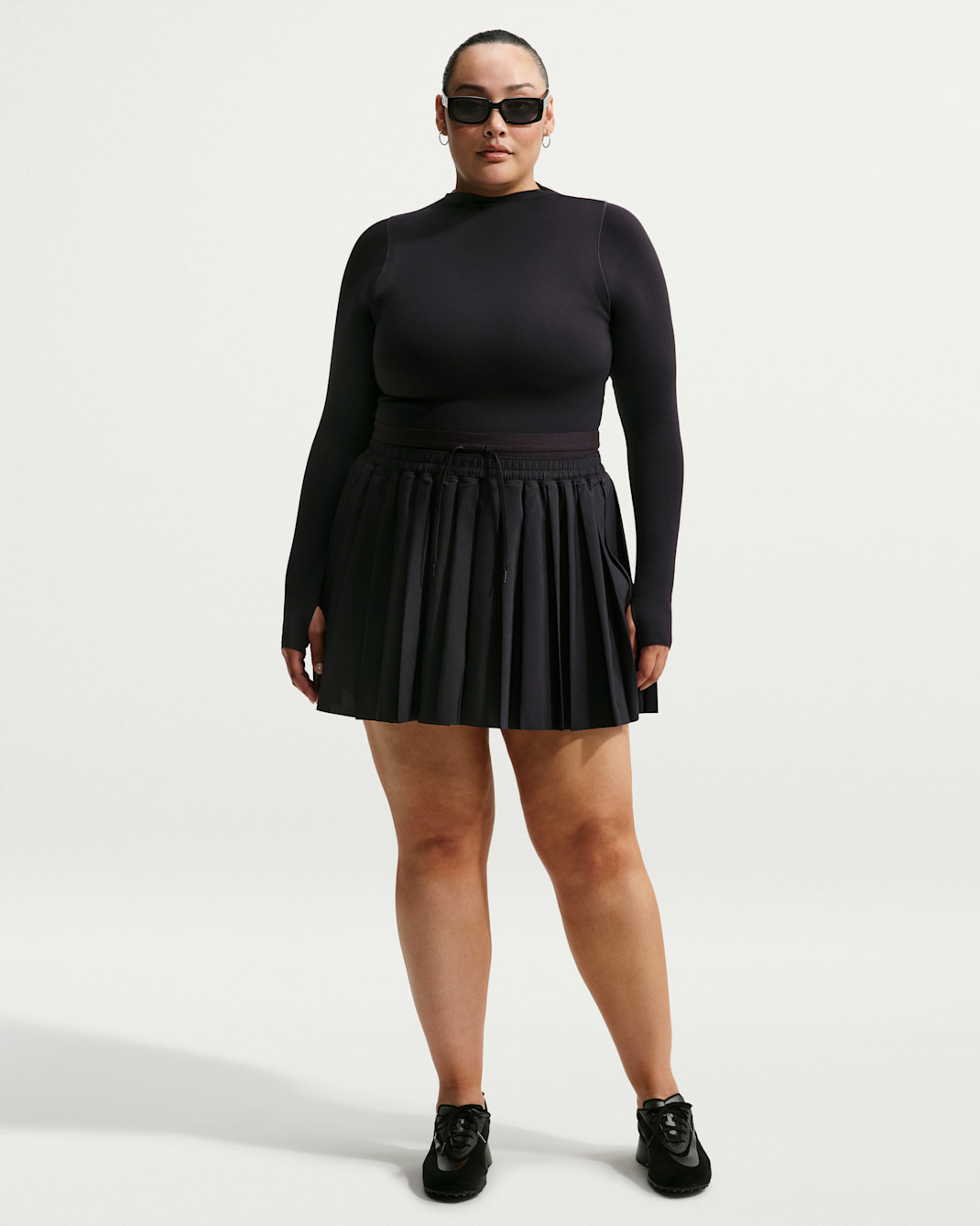 Nike Sportswear Women's Pleated Skirt (Plus Size) - Black/Black