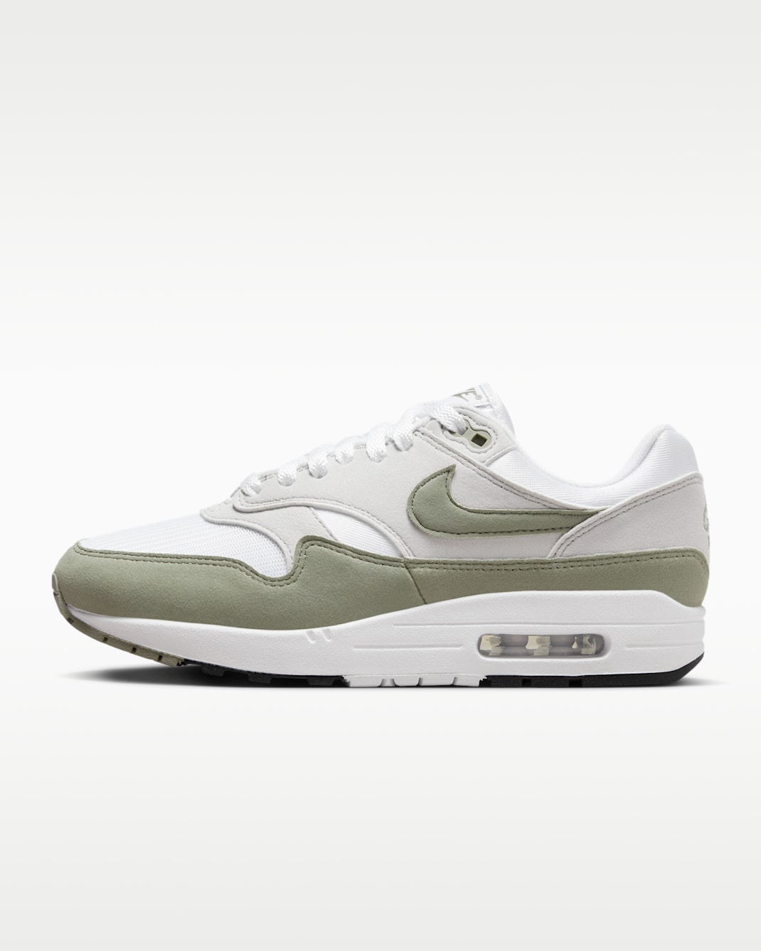 Tenis para mujer Nike Air Max 1 - Blanco/Gris neutro/Negro/Militar claro