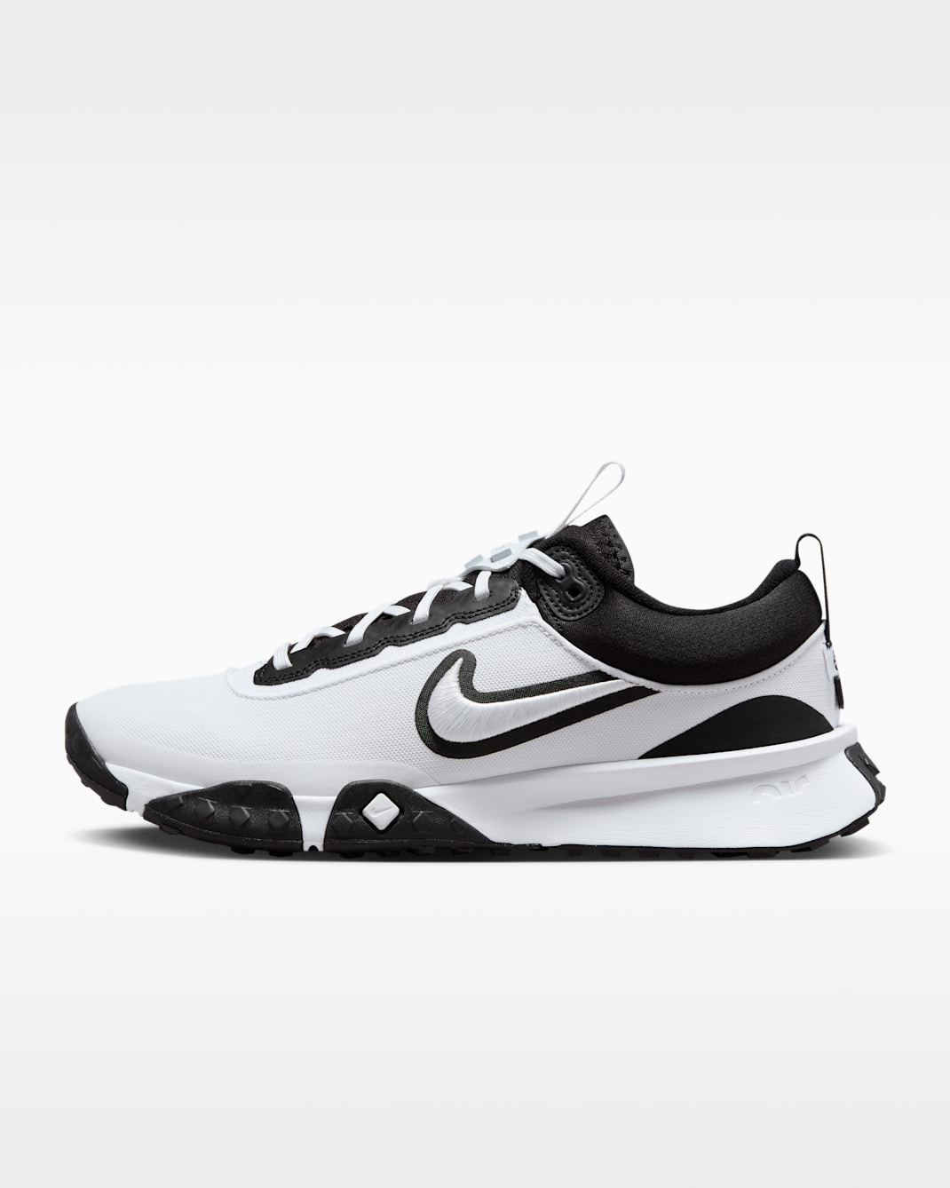 Nike Air Diamond Varsity Turf Tenis de béisbol para hombre - Blanco/Negro