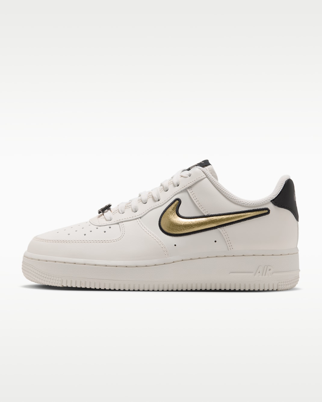 Nike Air Force 1 '07 SE Premium Women's Shoes - Sail/Black/Gum Light Brown/Metallic Gold
