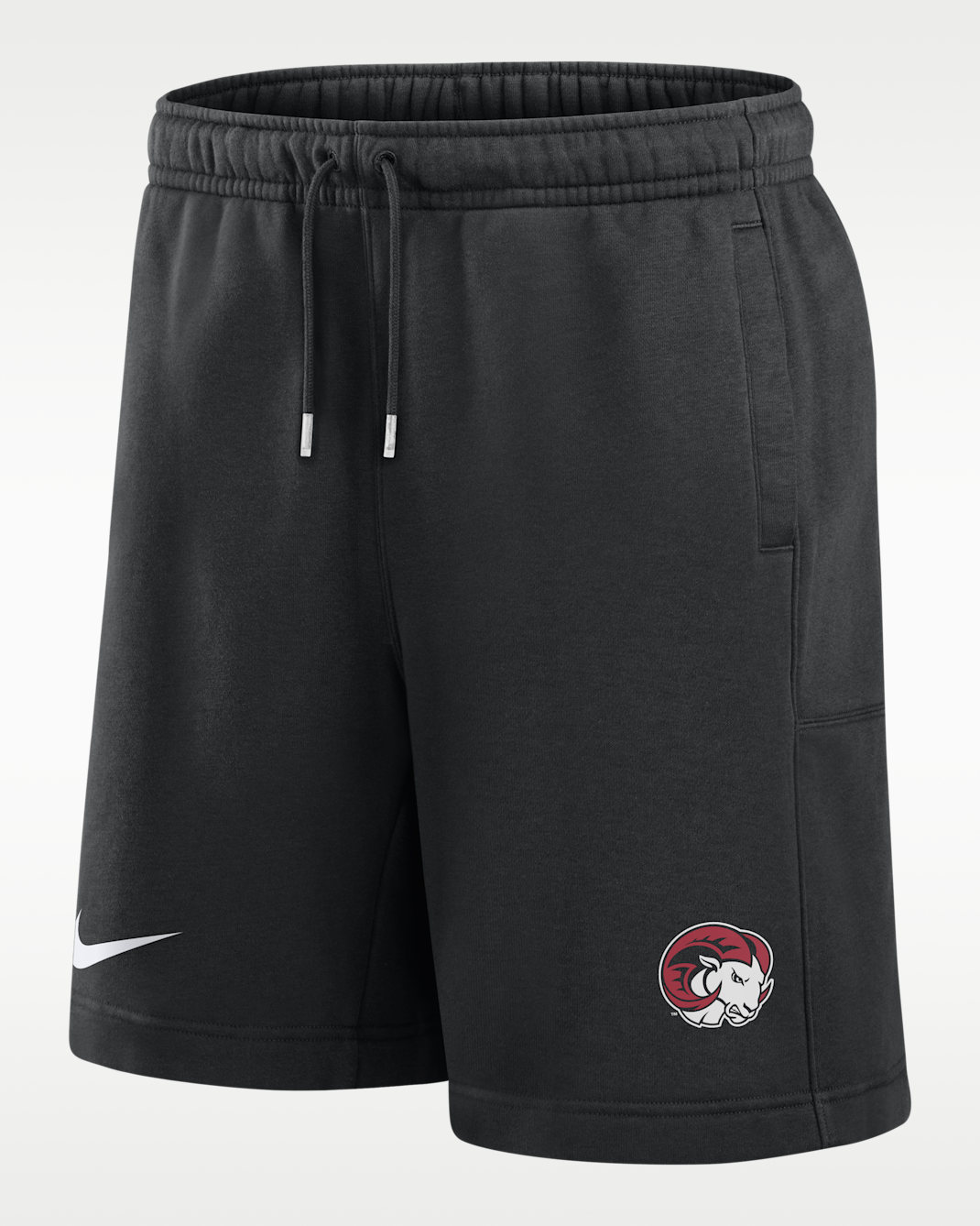 Nike College (Winston-Salem State University) Men's Club Fleece Shorts - Black