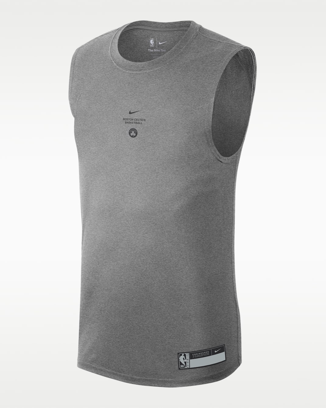 Boston Celtics Men's Sleeveless T-Shirt - Dark Grey Heather