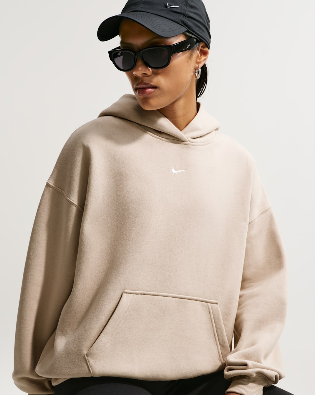 Nike Studio Fleece Medium Weight Women's Oversized Pullover Hoodie