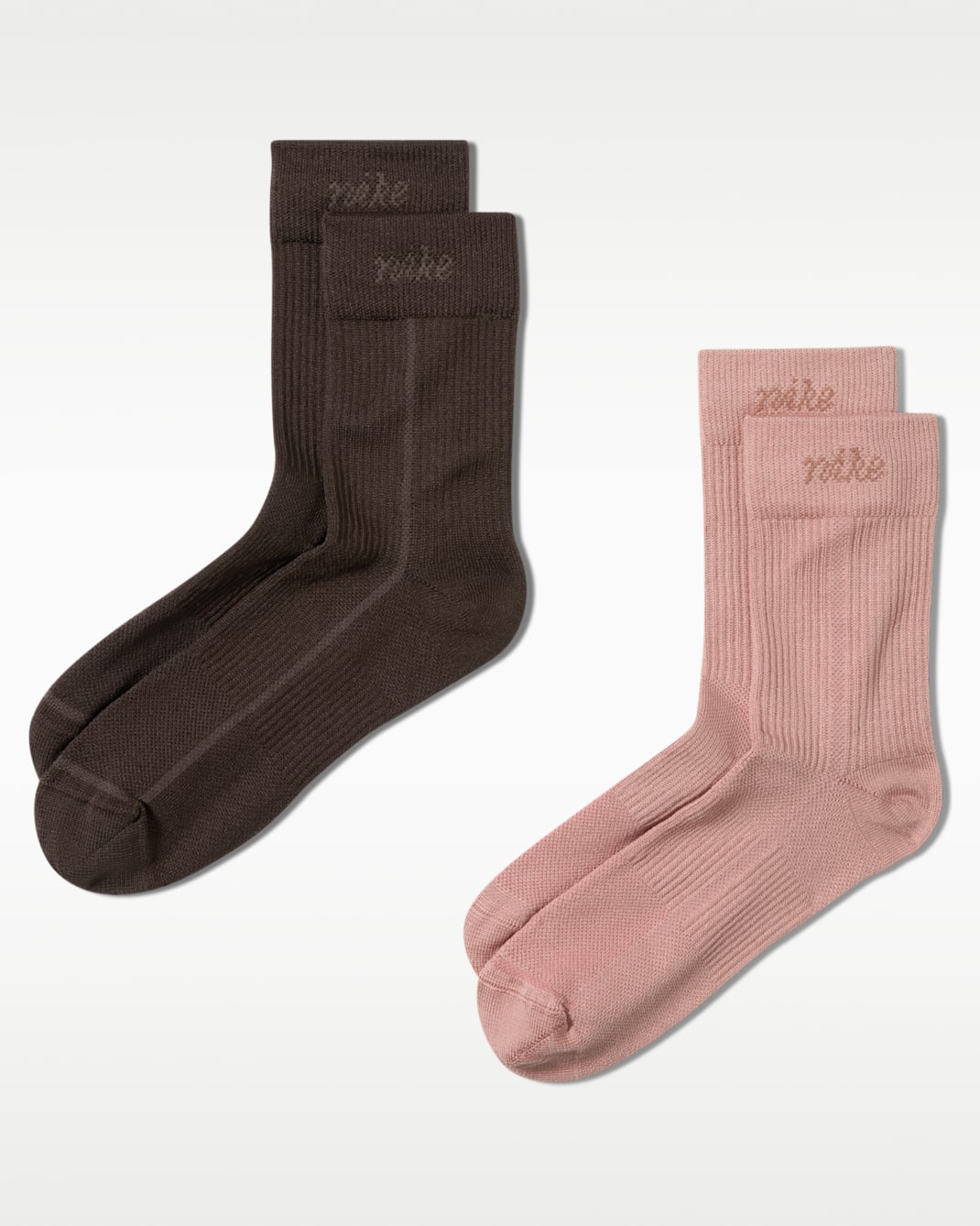 Nike Everyday Plus Women's Lightweight Crew Socks (2-Pair) - Multi-Colour