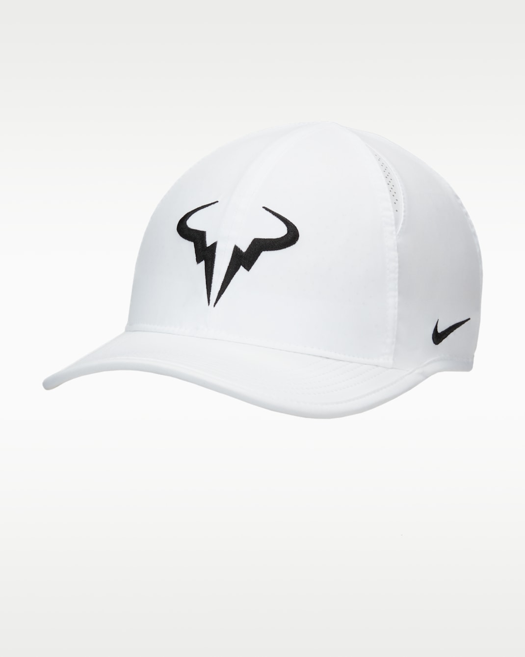 Gorra Rafa desestructurada Nike Dri-FIT Club - Blanco/Negro