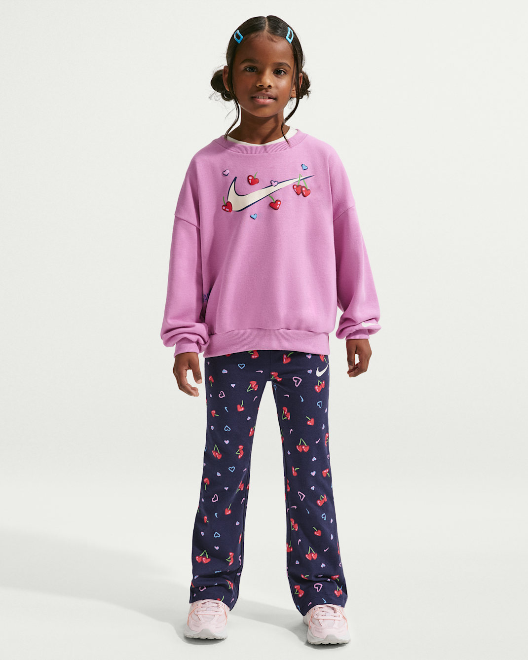 Nike Cherry Little Kids' Crew and Leggings Set - Midnight Navy