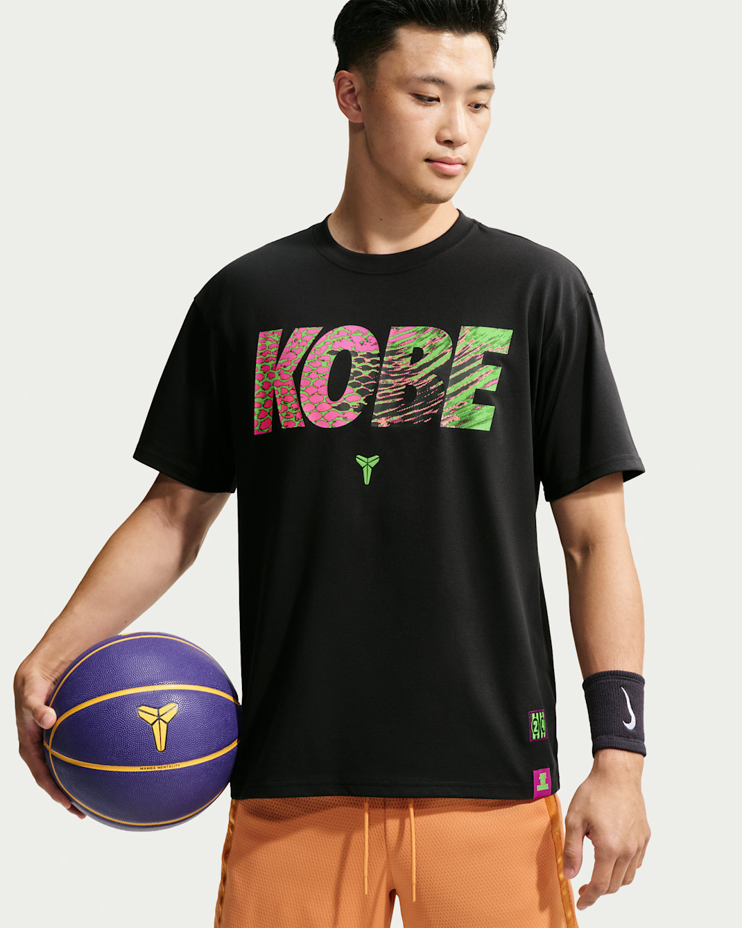 Kobe Mambacurial 男款籃球 T 恤 - 黑色