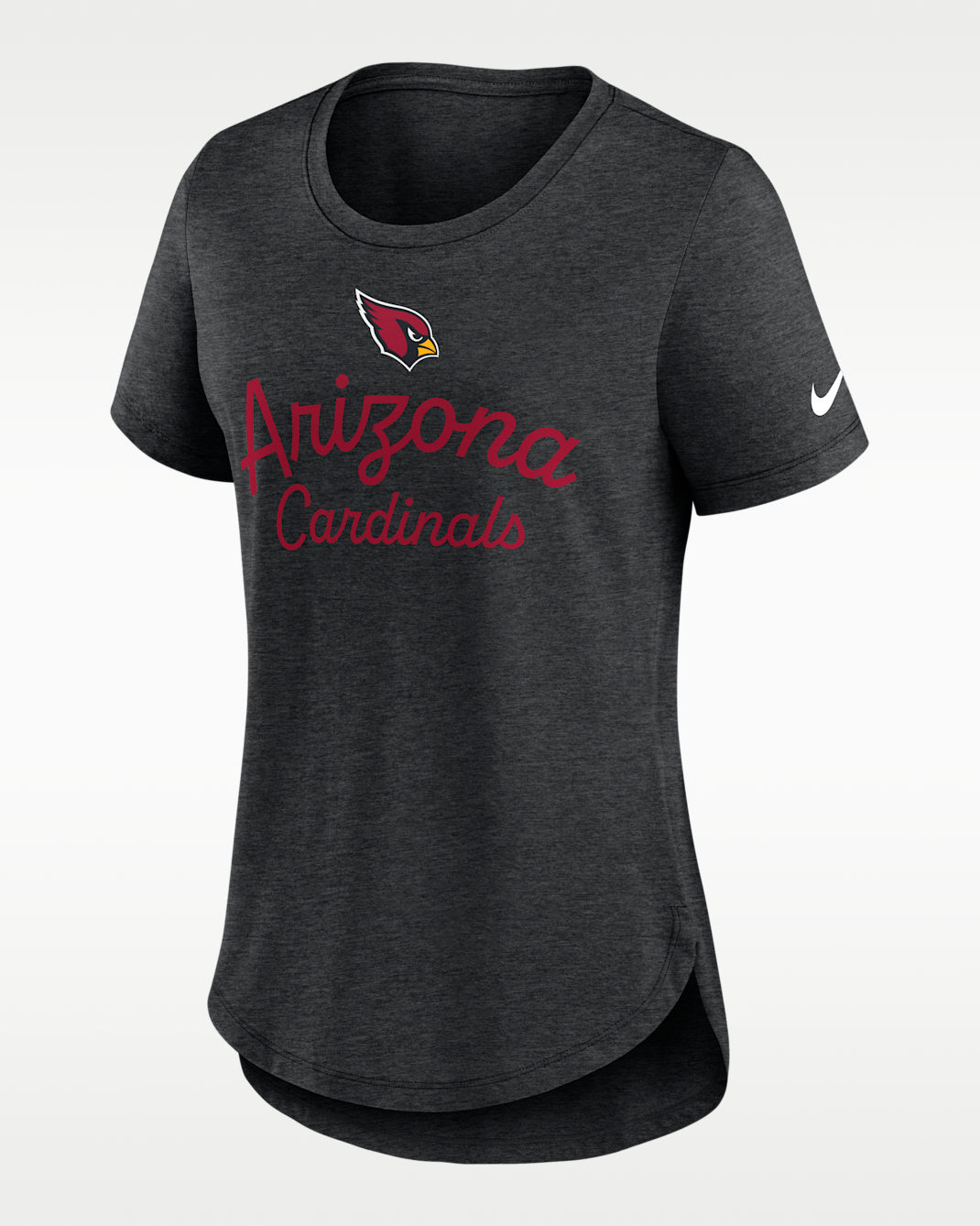 Playera Nike de la NFL para mujer Arizona Cardinals Script - Negro