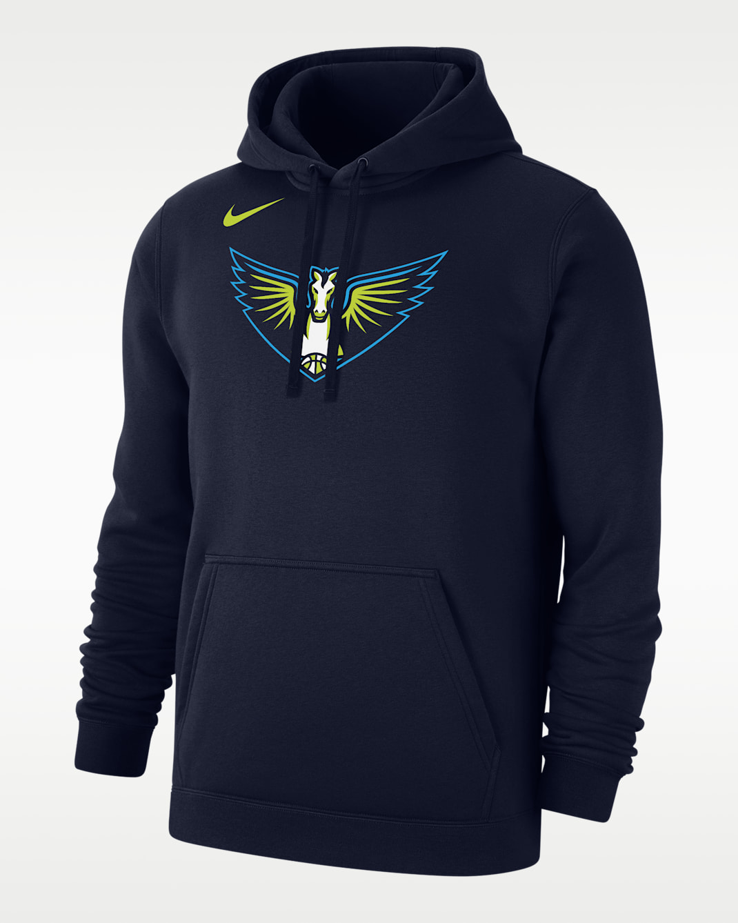 Dallas Wings Club Men's Nike WNBA Fleece Pullover Hoodie - Navy