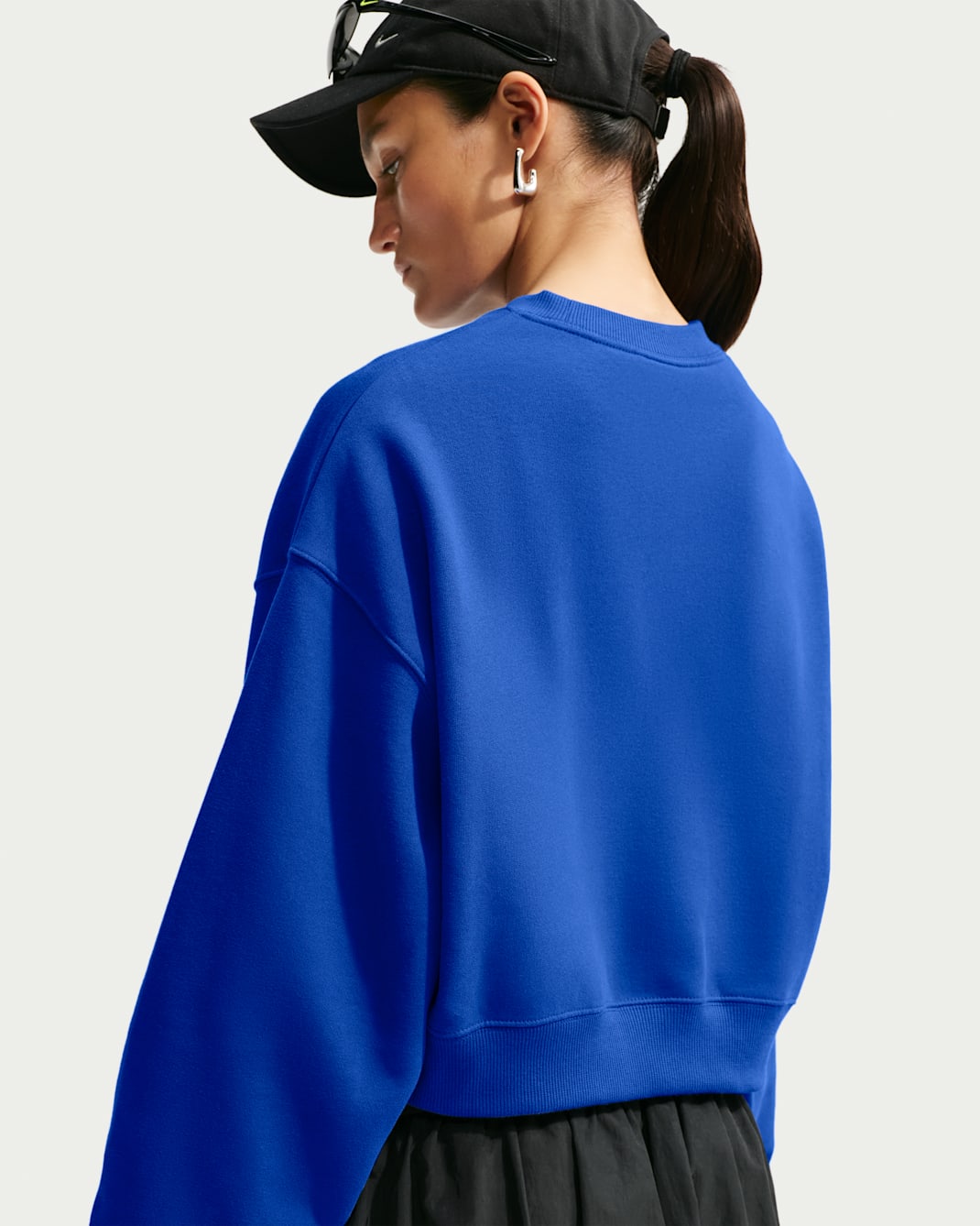 Nike Studio Fleece Medium Weight Women's Oversized Cropped Crew