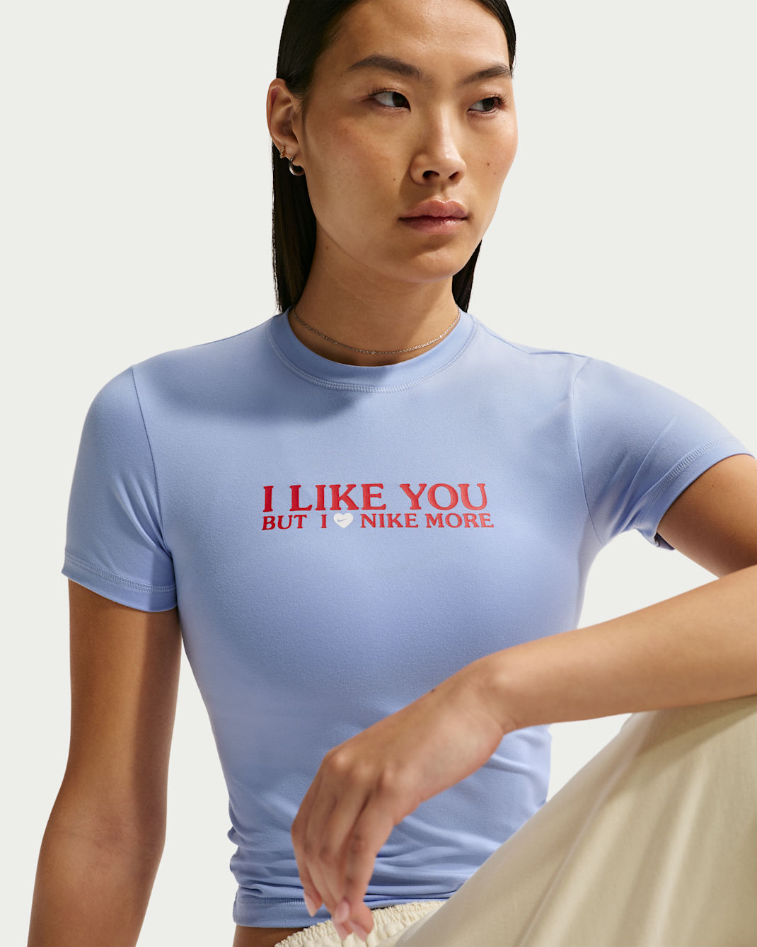 Nike Sportswear T-shirt met korte mouwen voor dames - Aluminum