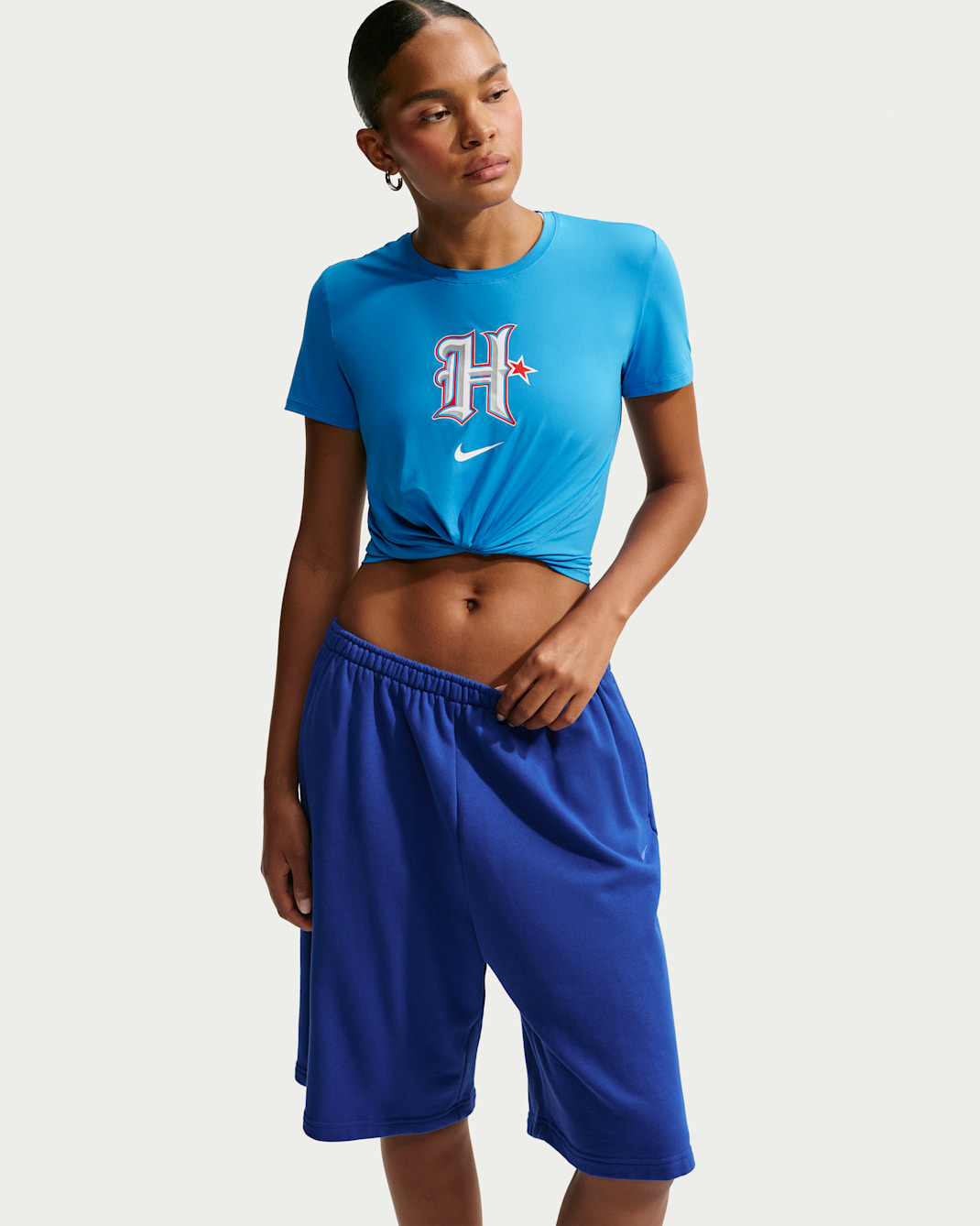 Houston Texans Rivalries Collection One Classic Twist Women's Nike Dri-FIT NFL T-Shirt - Blue