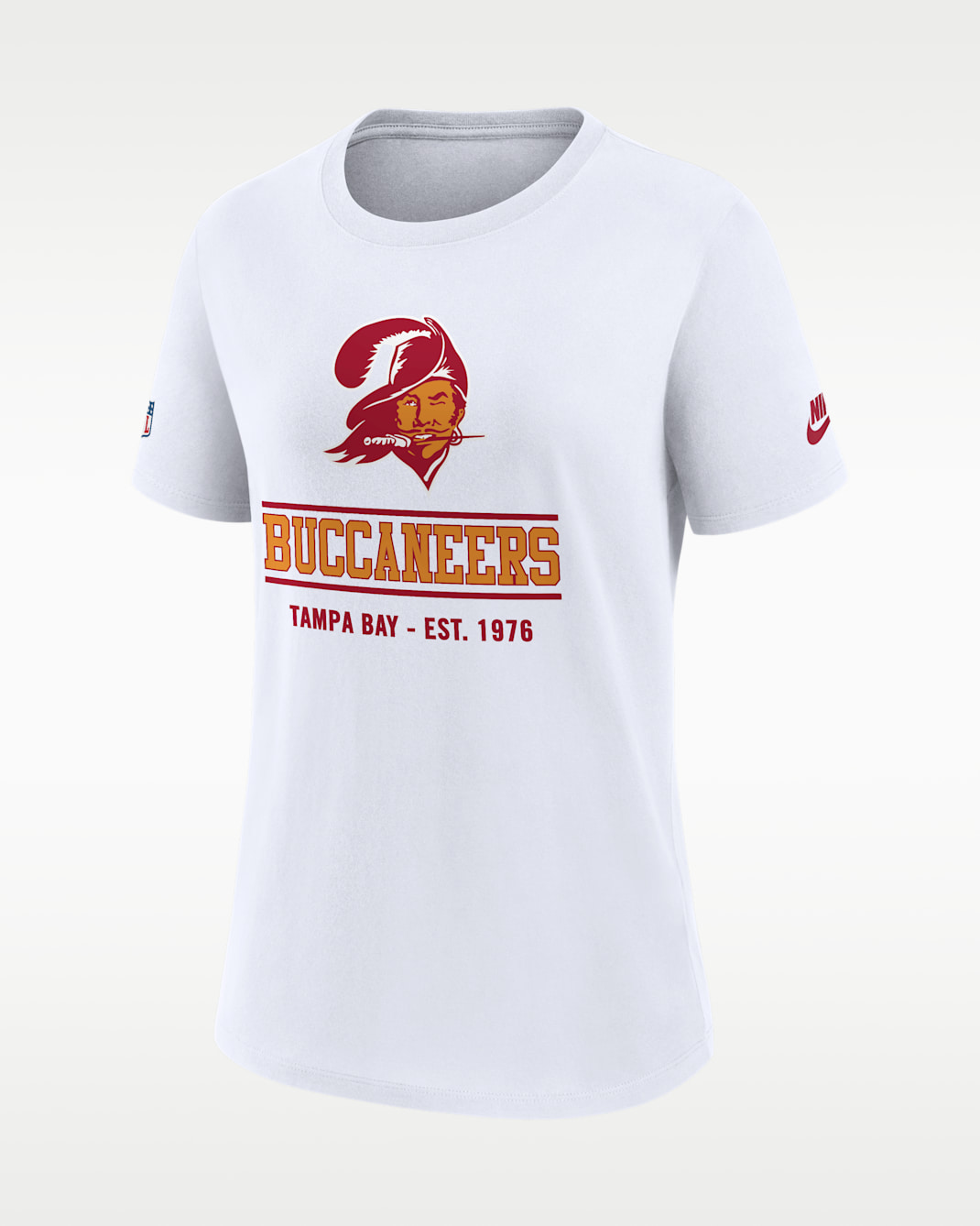 Tampa Bay Buccaneers Sideline Alt Women's Nike Dri-FIT NFL T-Shirt - White