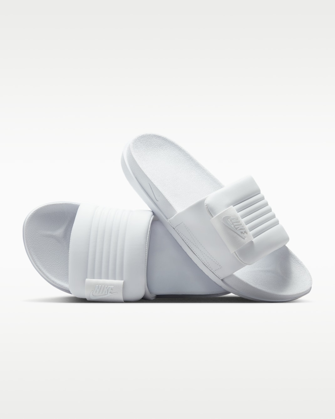 Nike Offcourt Adjust 女款拖鞋 - 白色/Phantom