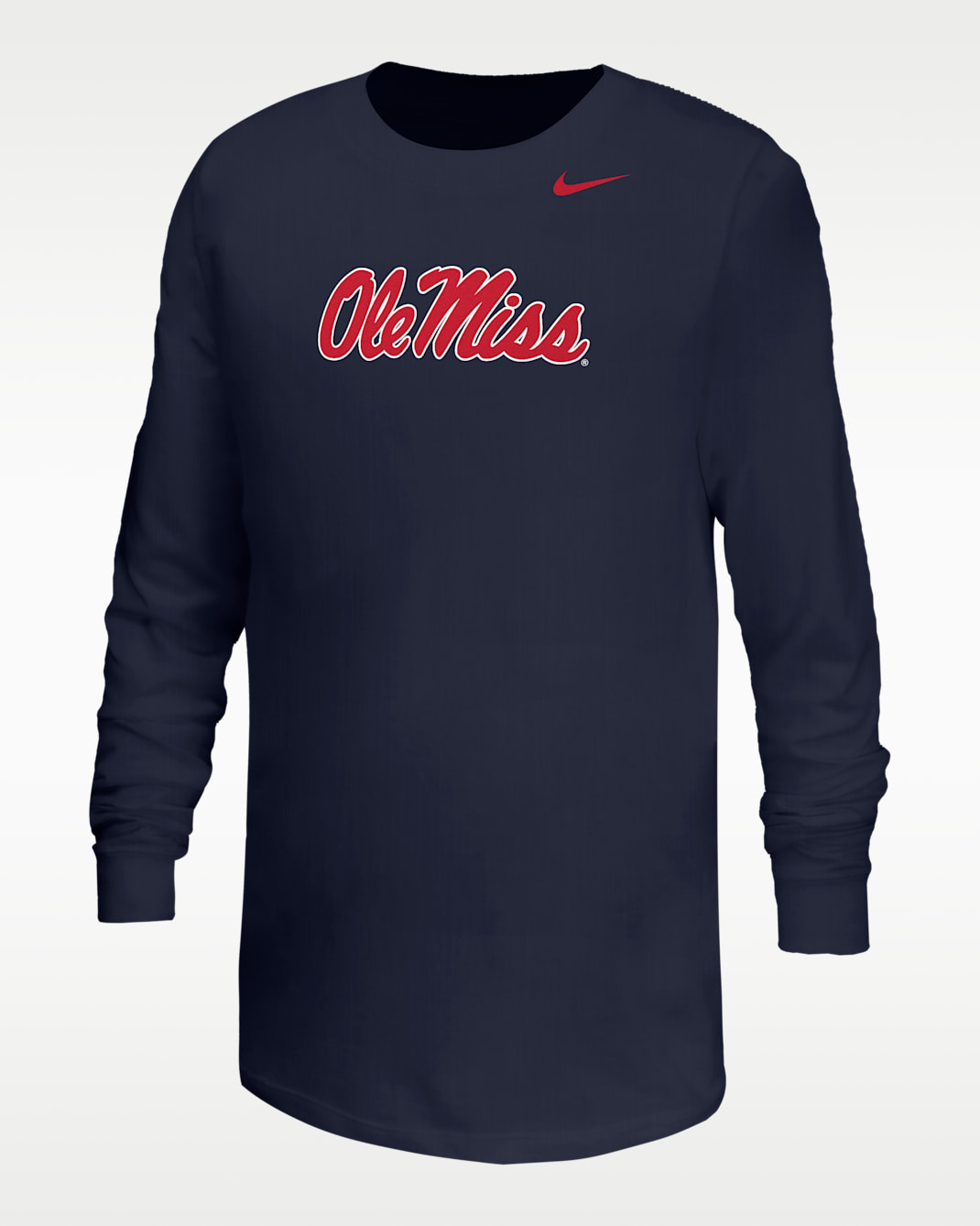 Ole Miss Rebels Big Kids' Nike Football T-Shirt - College Navy