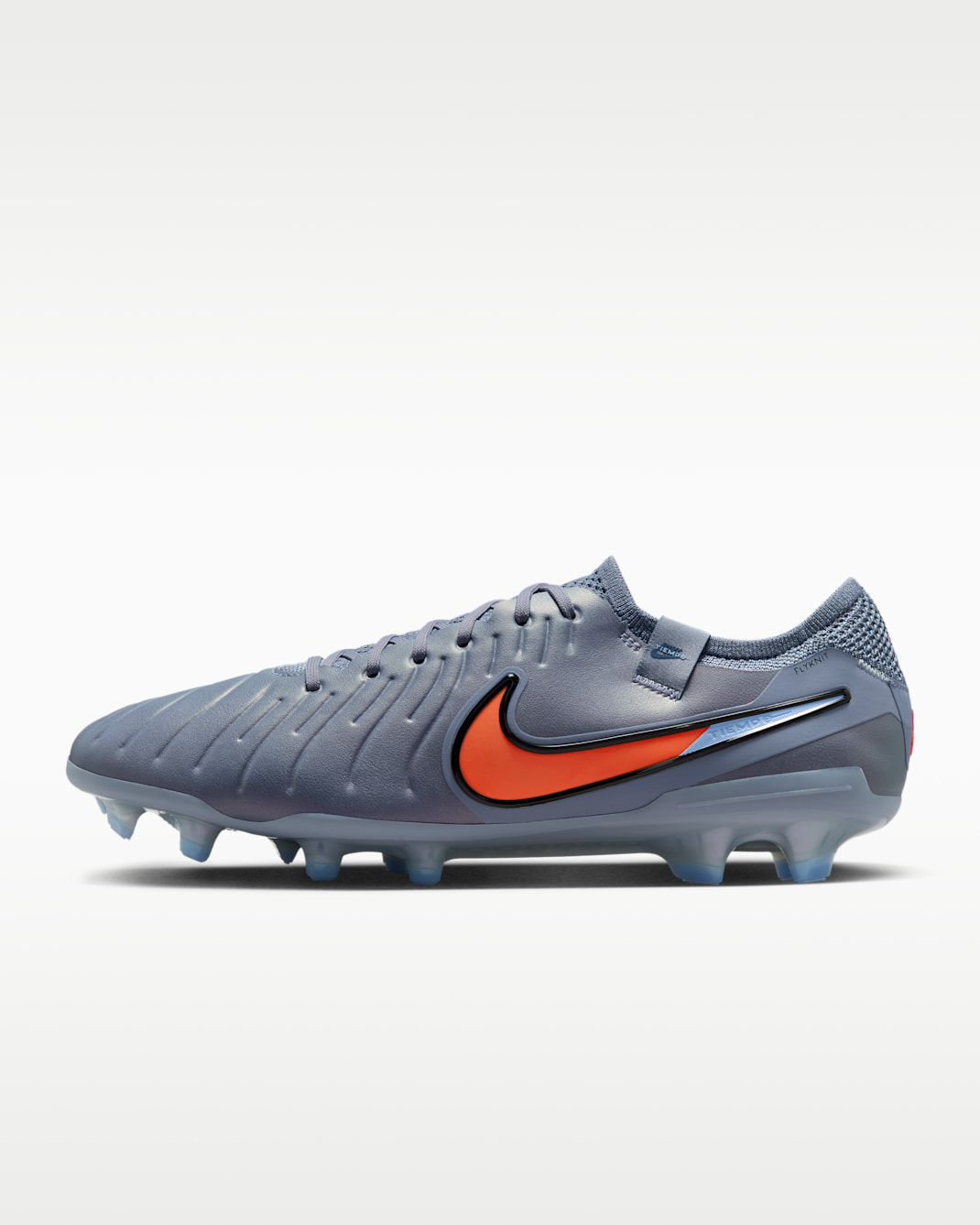 Nike Tiempo Legend 10 Elite Firm-Ground Low-Top Soccer Cleats - Blue Eclipse/Black