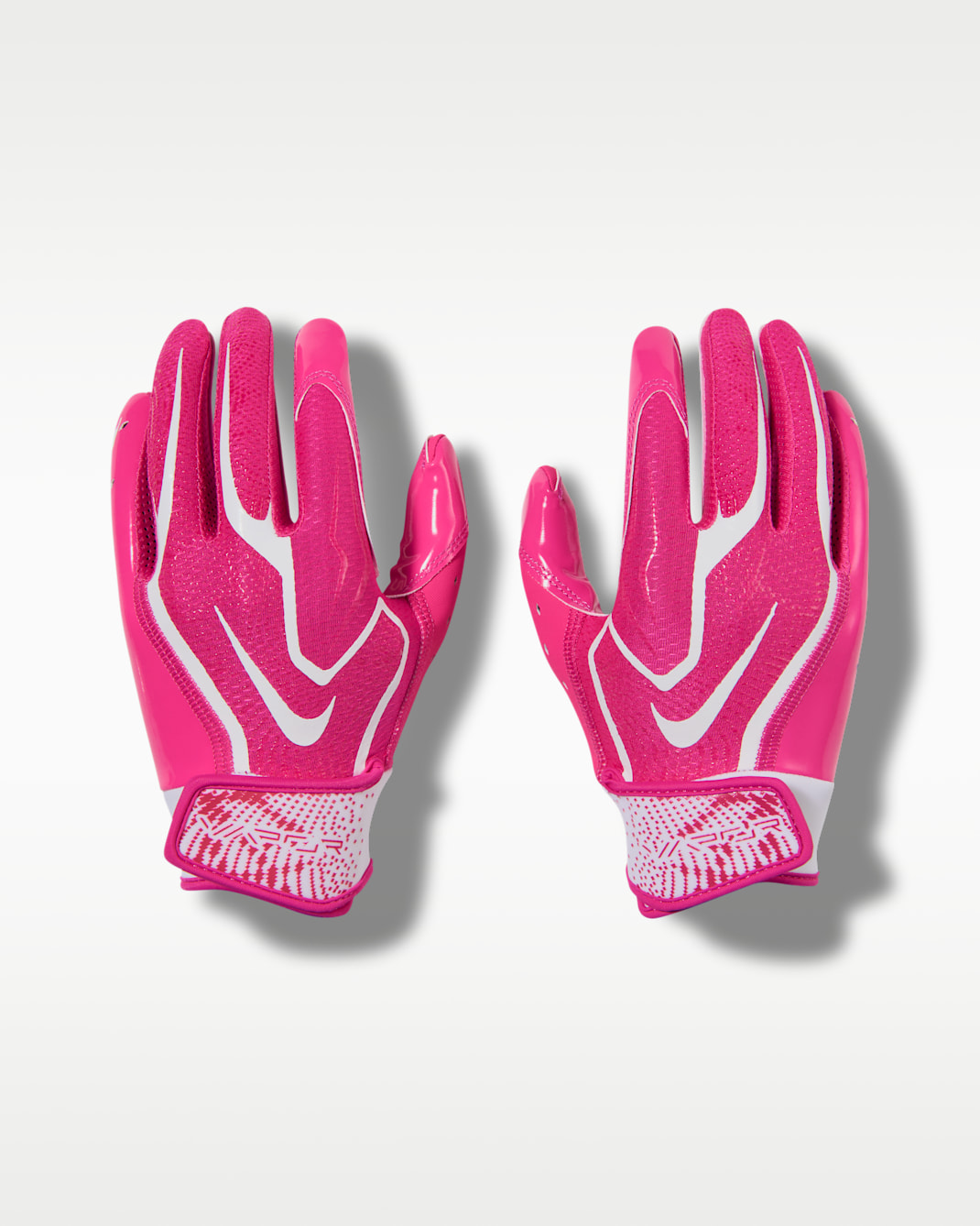 Guantes de fútbol americano para niños talla grande (1 par) Nike Vapor Jet 9.0 - Rosa vivo/Rosa vivo/Negro