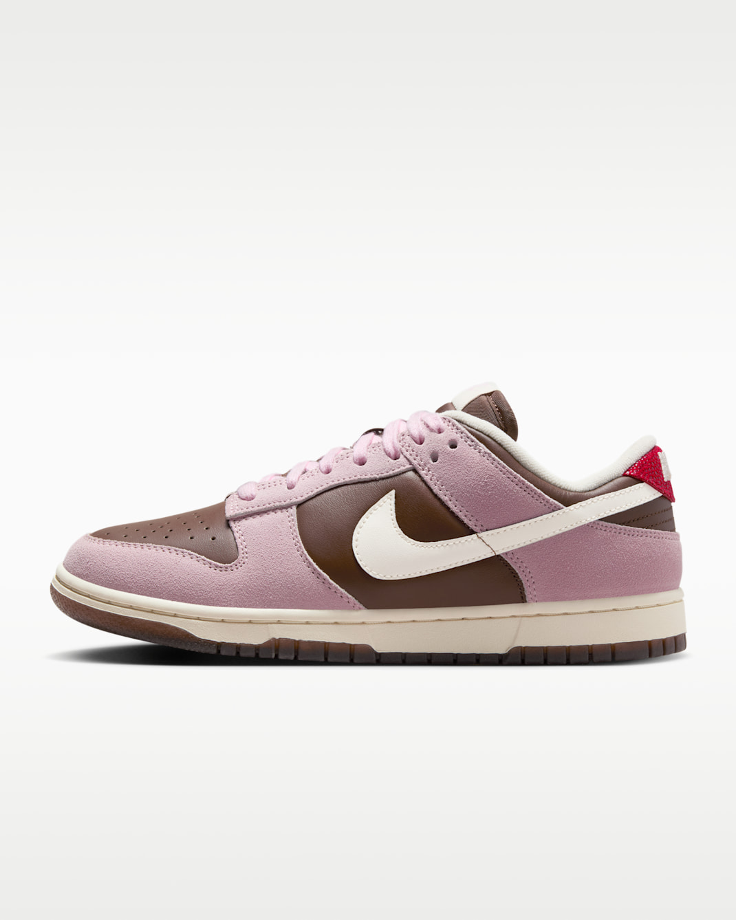 Nike Dunk Low Women's Shoes - Cacao Wow/Pink Foam/University Red/Pale Ivory
