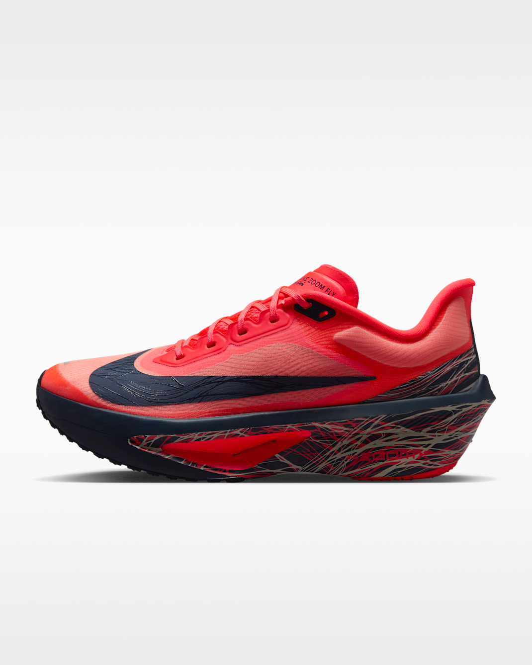 Tävlingssko för hårt underlag Nike Zoom Fly 6 för män - Bright Crimson/Obsidian/Light Bone/Obsidian