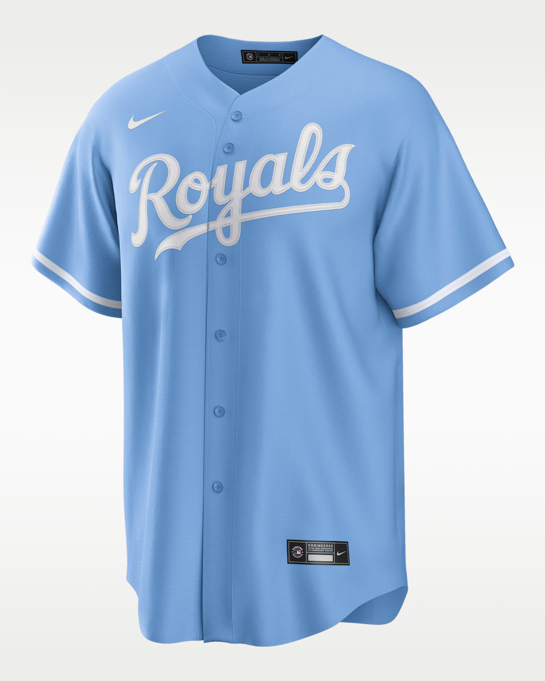 MLB Kansas City Royals Men's Replica Baseball Jersey - Light Blue
