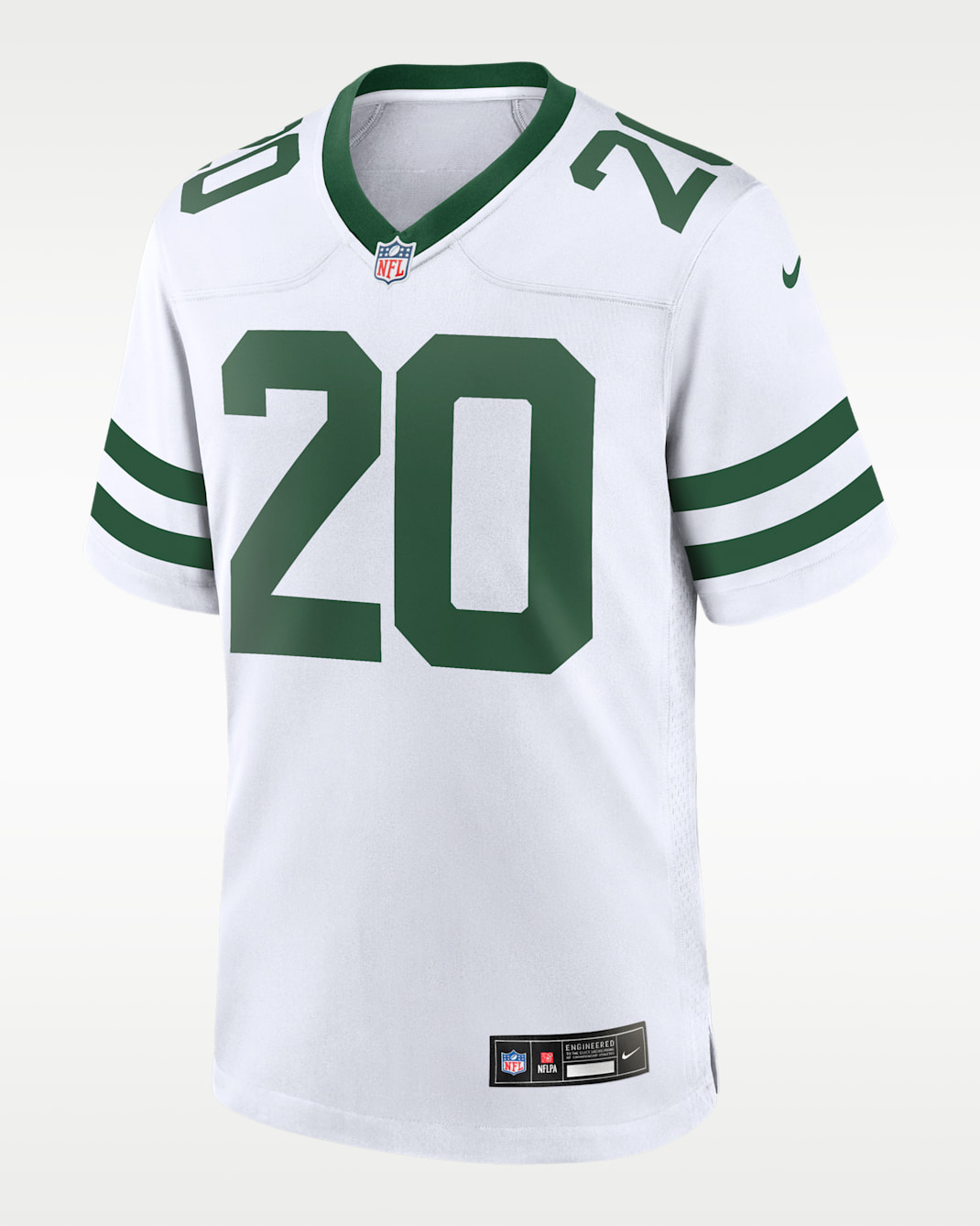 Jersey de fútbol americano Nike de la NFL Game para hombre Breece Hall New York Jets - Blanco