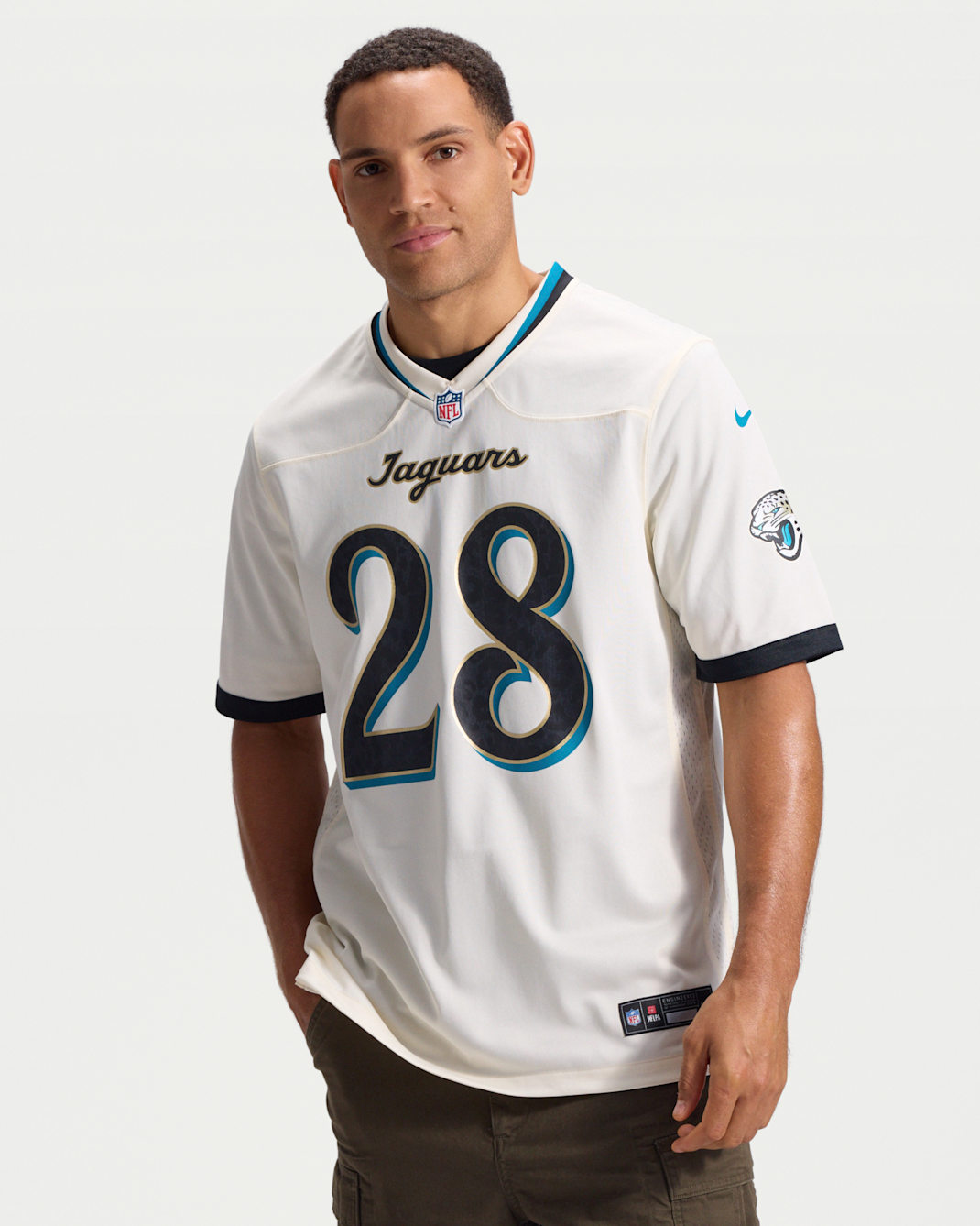 Fred Taylor Jacksonville Jaguars Rivalries Collection Men's Nike NFL Game Jersey - Natural