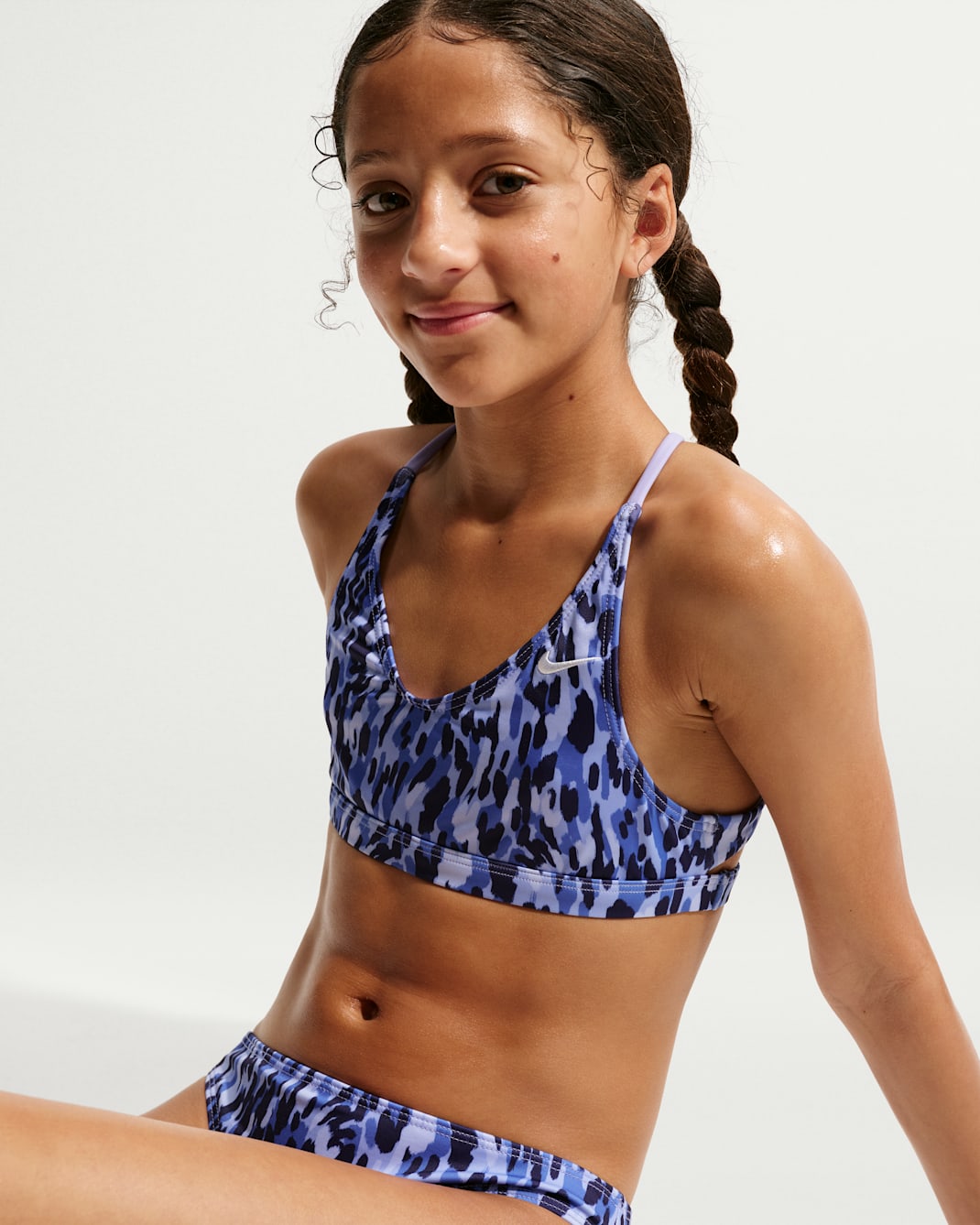 Nike Swim Big Kids' (Girls') Lace up Bikini Set
