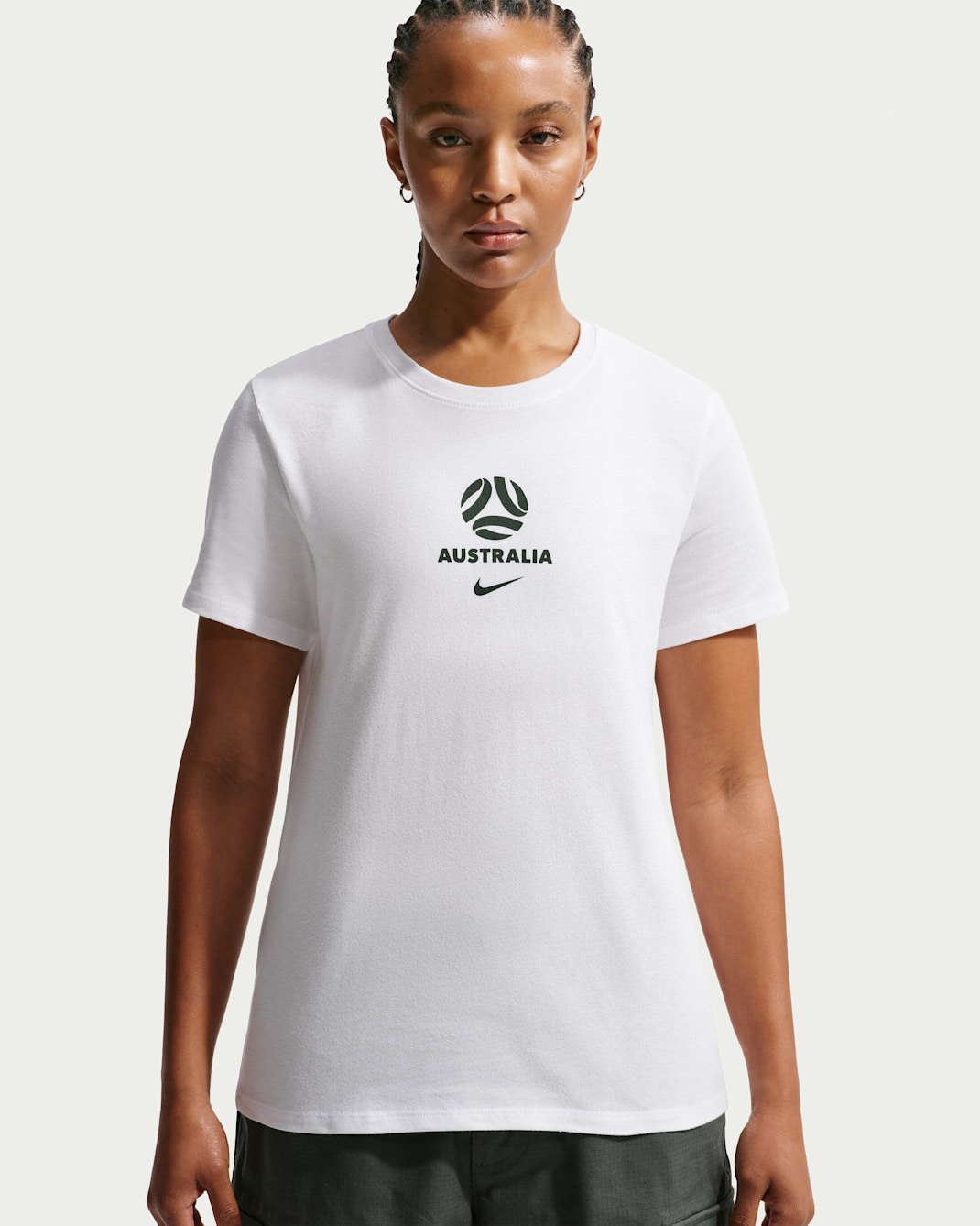 Australia Men's Nike Soccer T-Shirt - White