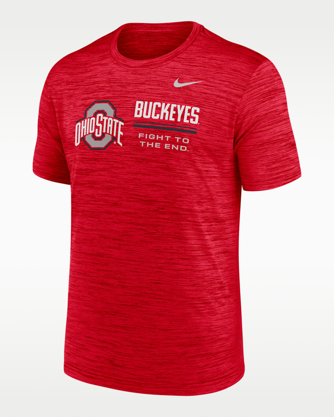 Playera universitaria Nike Dri-FIT para hombre Ohio State Sideline Velocity - Rojo
