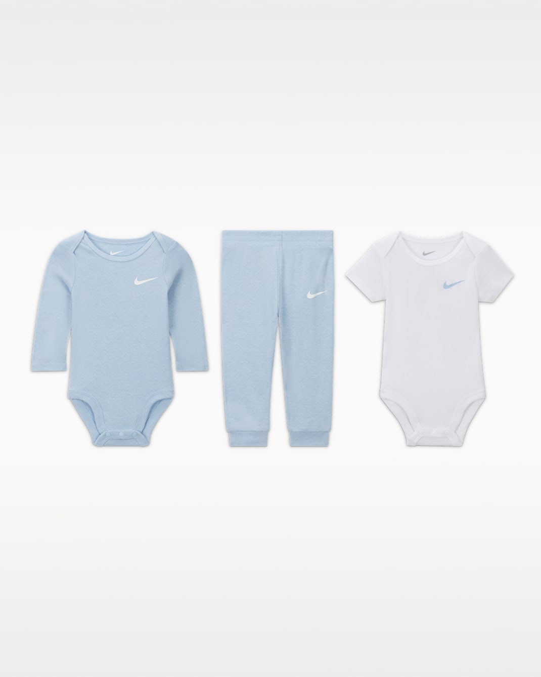 Nike Baby Essentials Baby (0-6M) 3-Piece Bodysuit and Pants Set - Cobalt Bliss