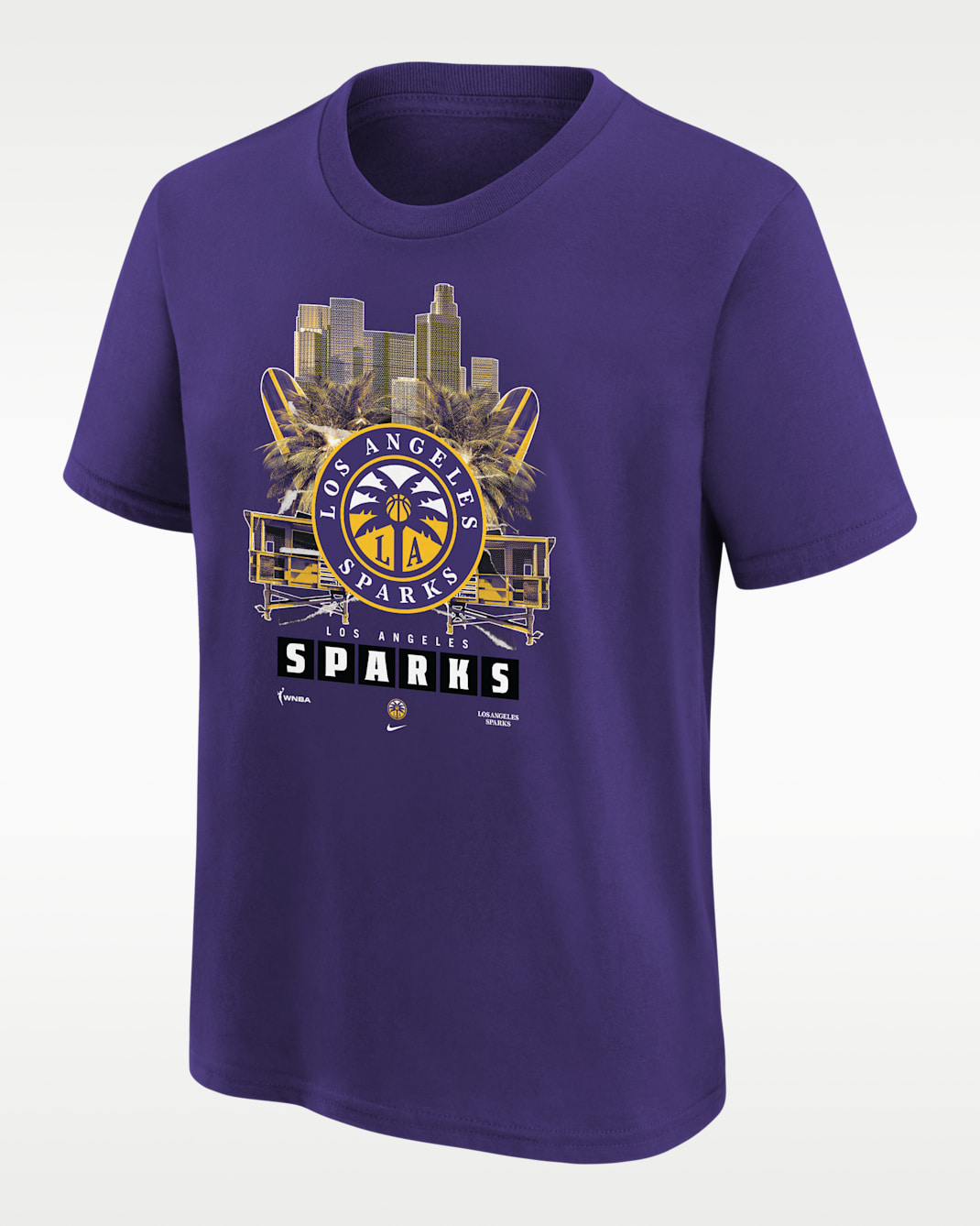 Los Angeles Sparks Big Kids' Nike WNBA T-Shirt - Field Purple
