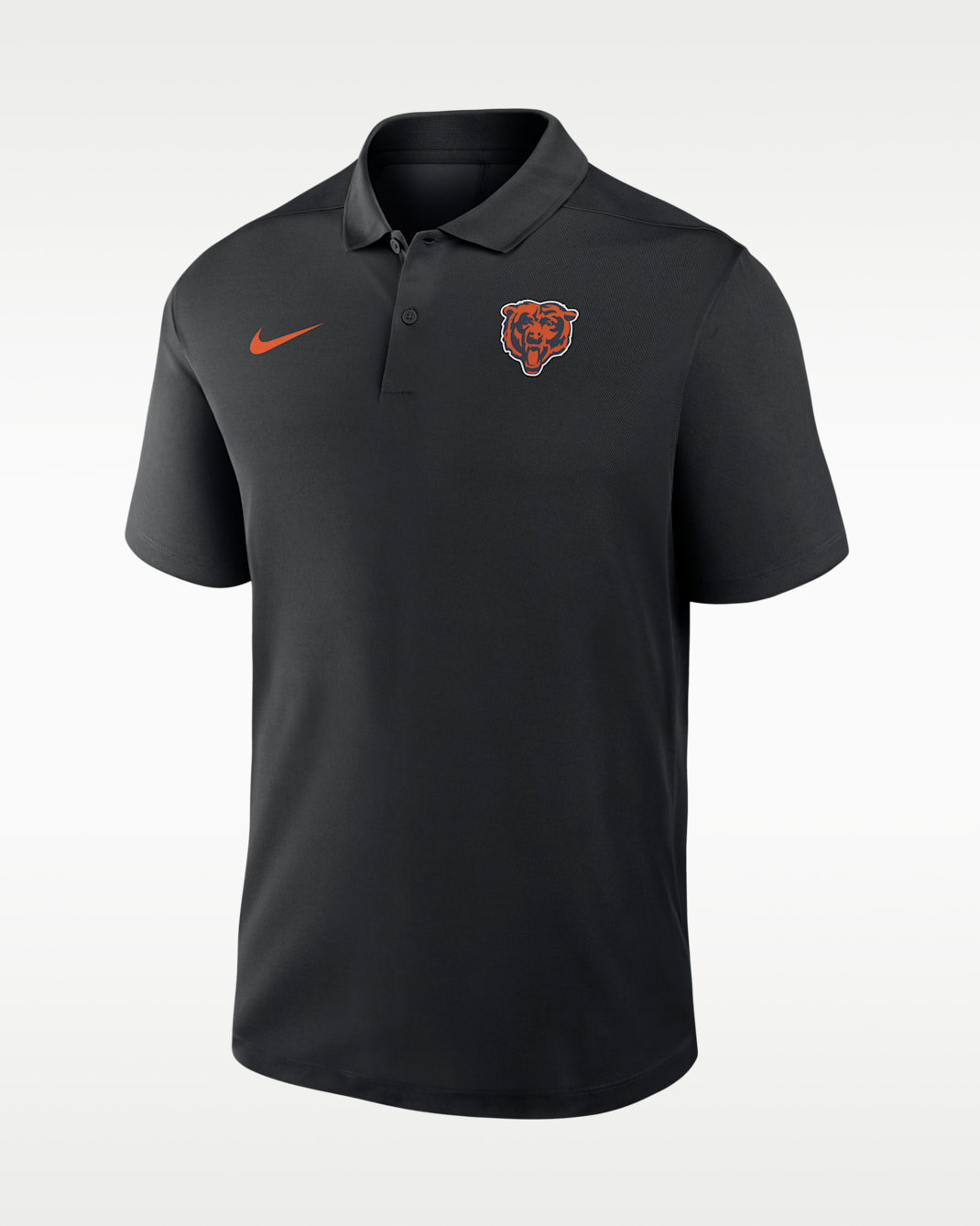 Polo Nike Dri-FIT de la NFL para hombre Chicago Bears Logo Victory - Negro