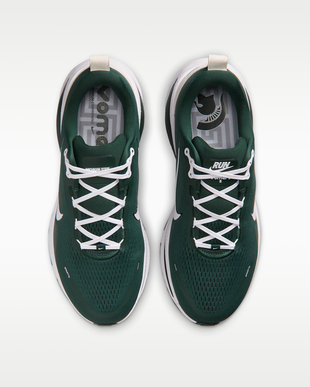 Nike College Vomero 18 (Michigan State) Men's Road Running Shoes