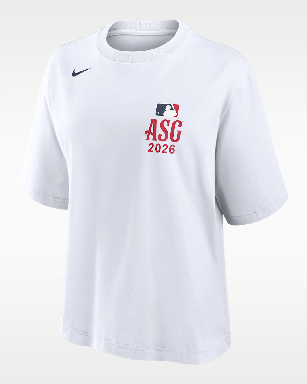2026 All-Star Game Arch Logo Boxy Women's Nike MLB T-Shirt - White
