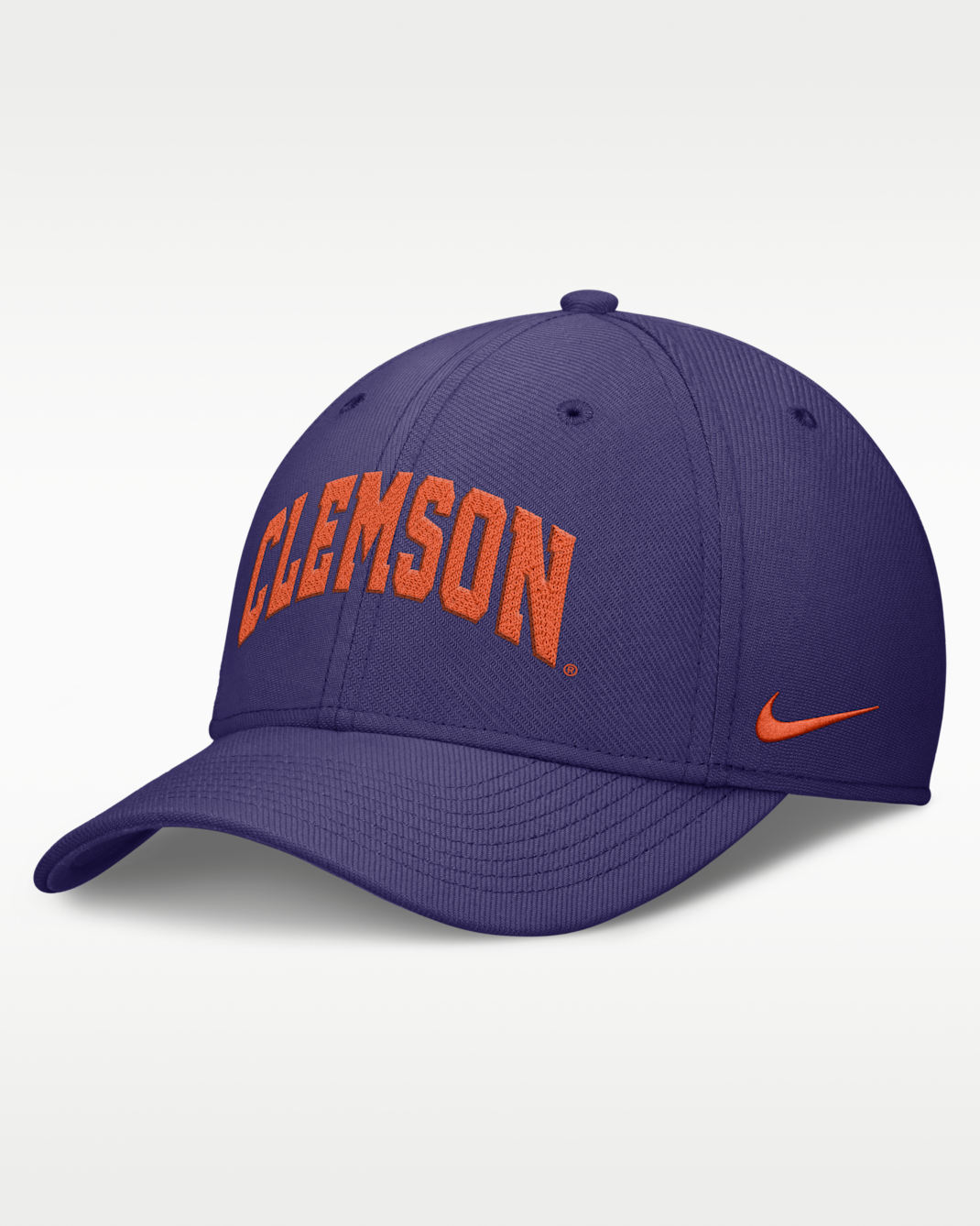 Clemson Classic Swooshflex Men's Nike Dri-FIT College Hat - Purple